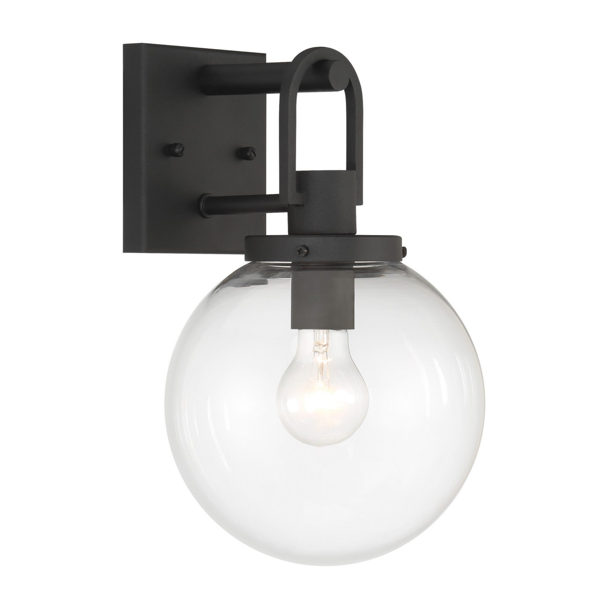 Wenston Outdoor Wall Sconce Black Finish - Bees Lighting