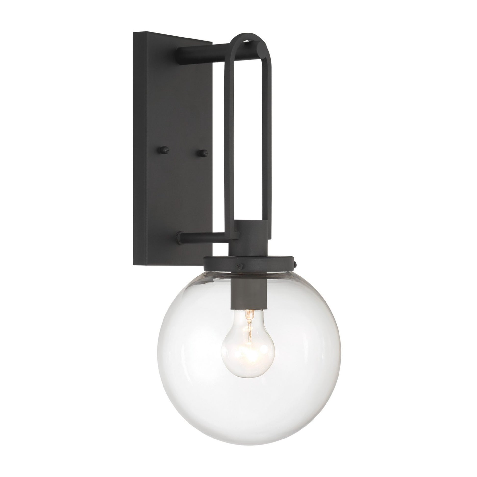 Wenston Outdoor Wall Sconce Black Finish - Bees Lighting