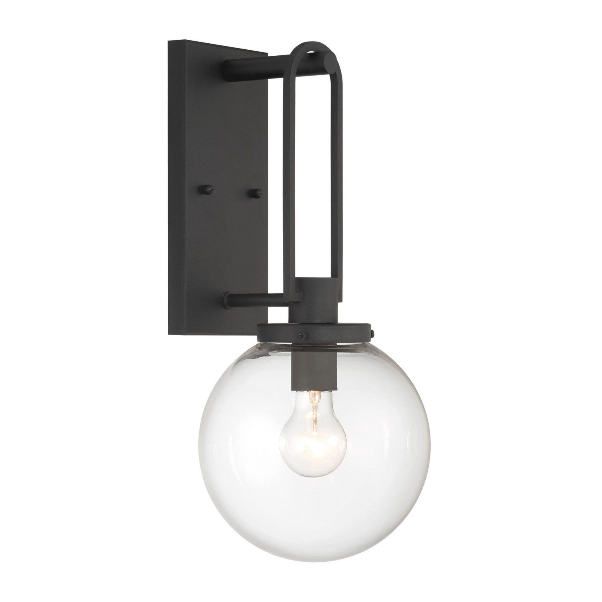 Wenston Outdoor Wall Sconce Black Finish - Bees Lighting