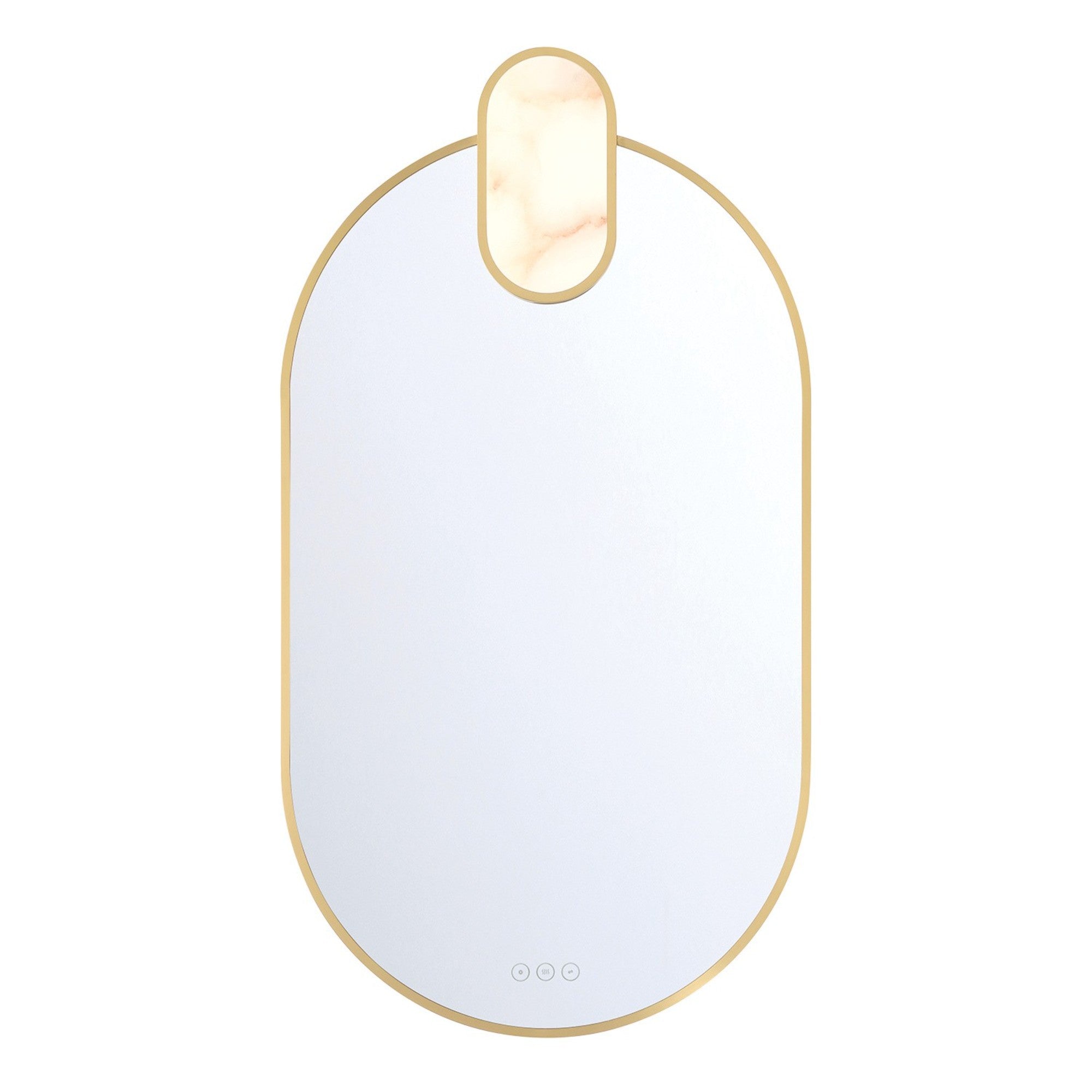 Mrissa 39" LED Mirror, Gold Finish - Bees Lighting