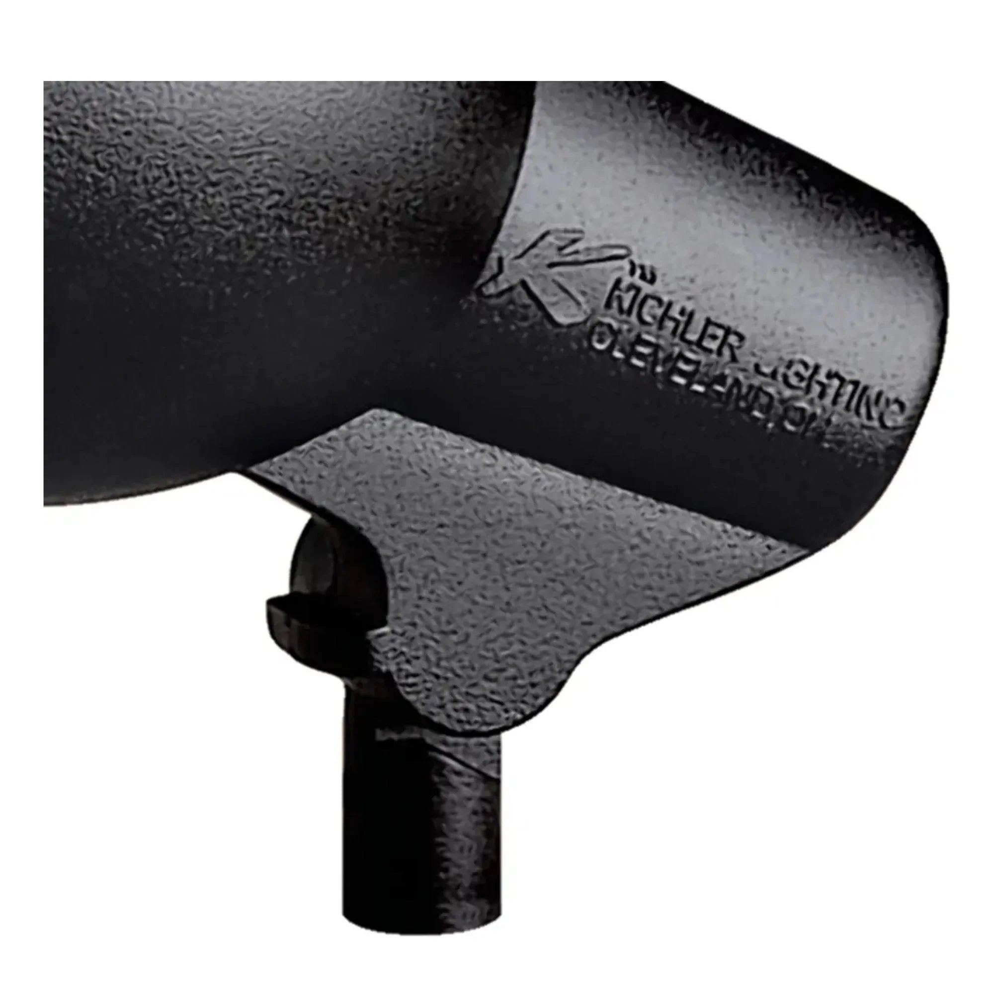 120V Medium-sized 5" Flood Light, Textured Black