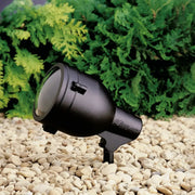 120V Medium-sized 5" Flood Light, Textured Black
