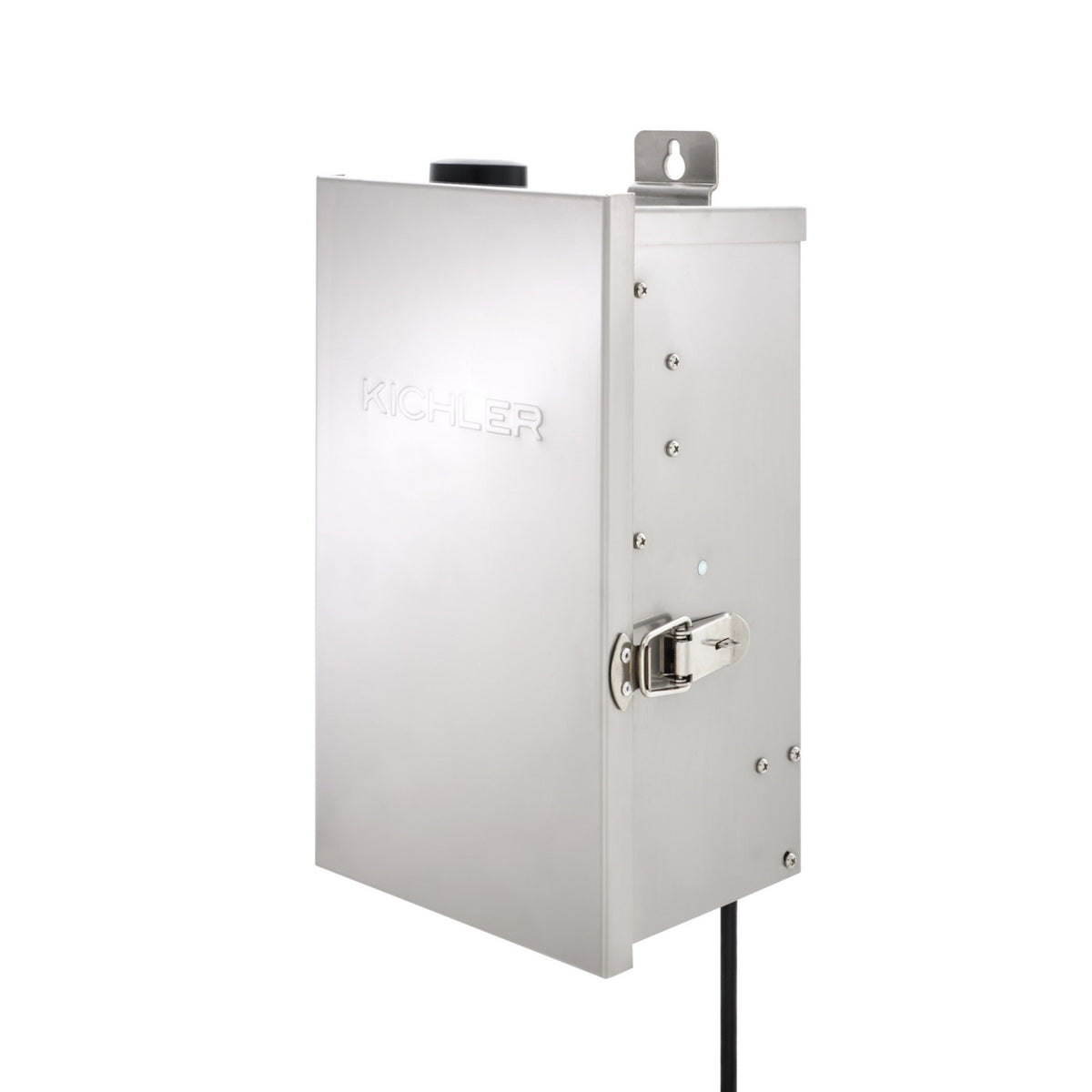 Kichler smart control transformer, stainless steel metal housing with mounting bracket