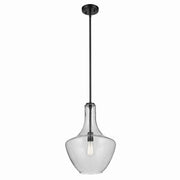 Everly 1-Light Bell Pendant Light - Bees Lighting