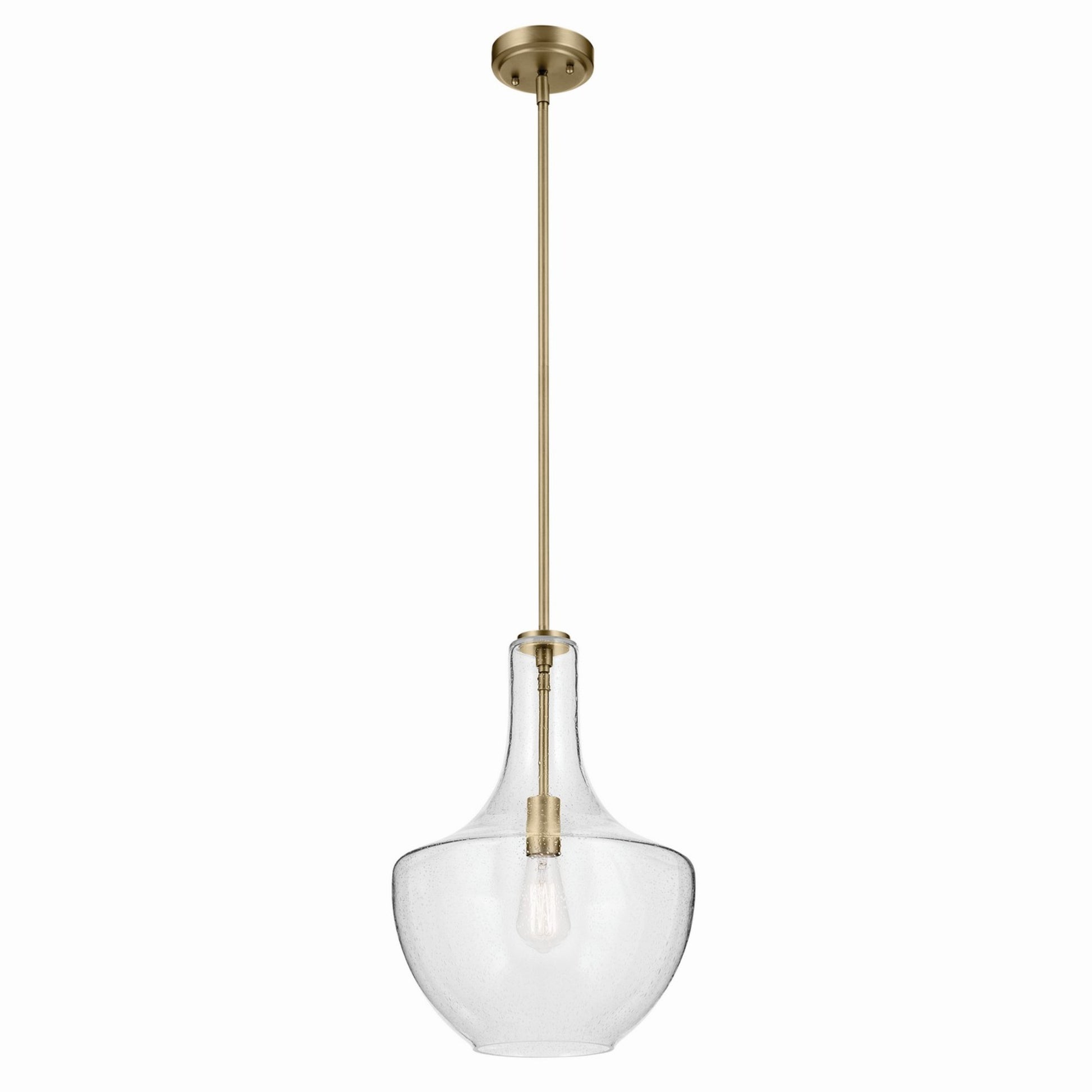 Everly 1-Light Bell Pendant Light - Bees Lighting