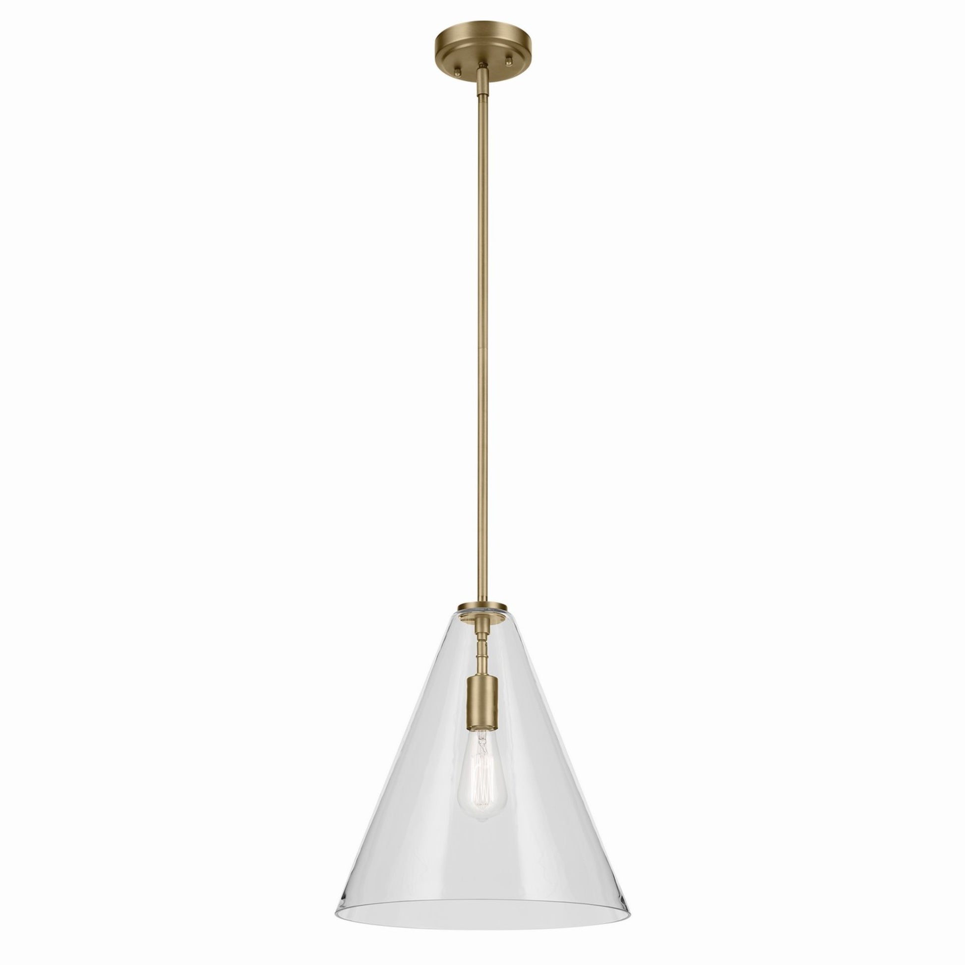 Everly 1-Light Cone Pendant Light - Bees Lighting