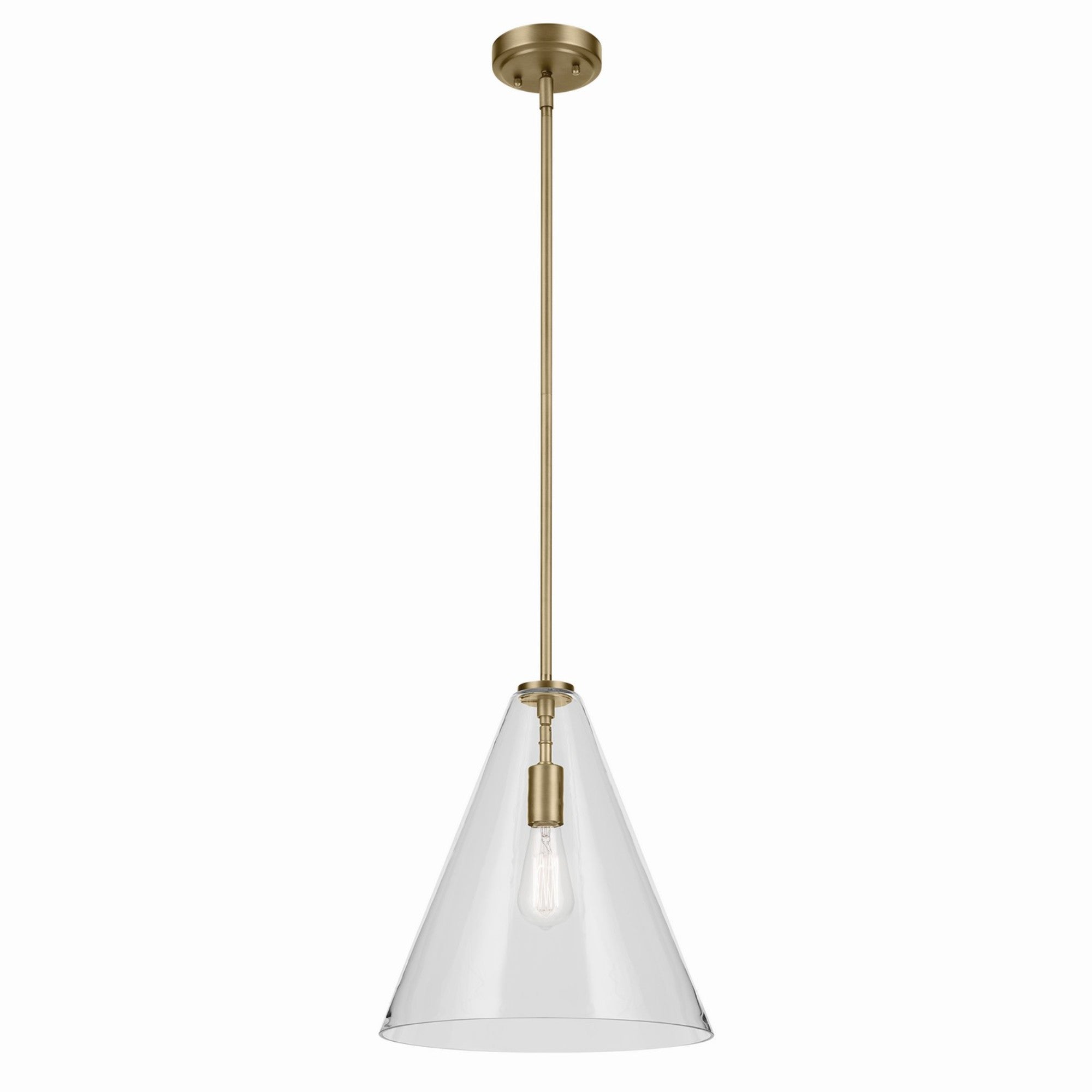 Everly 1-Light Cone Pendant Light - Bees Lighting