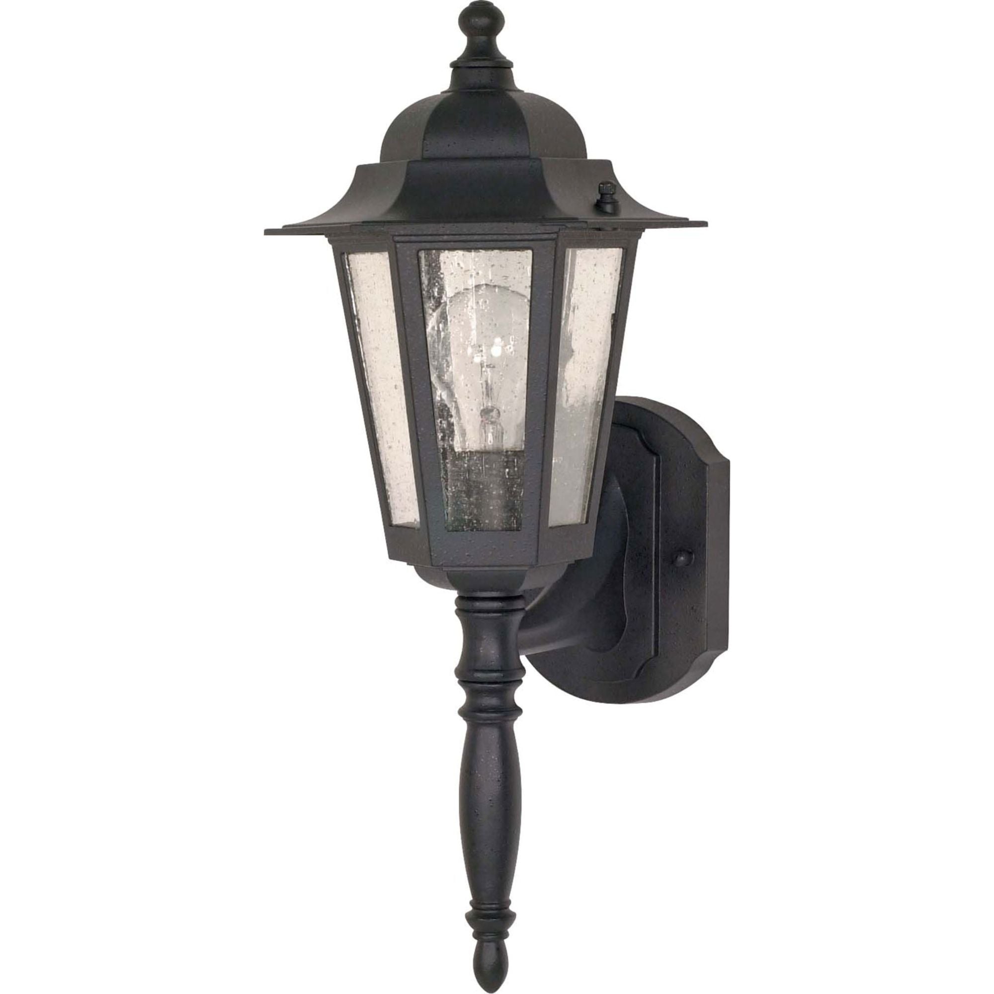 Cornerstone 12" Outdoor Wall Light, Black Finish - Bees Lighting