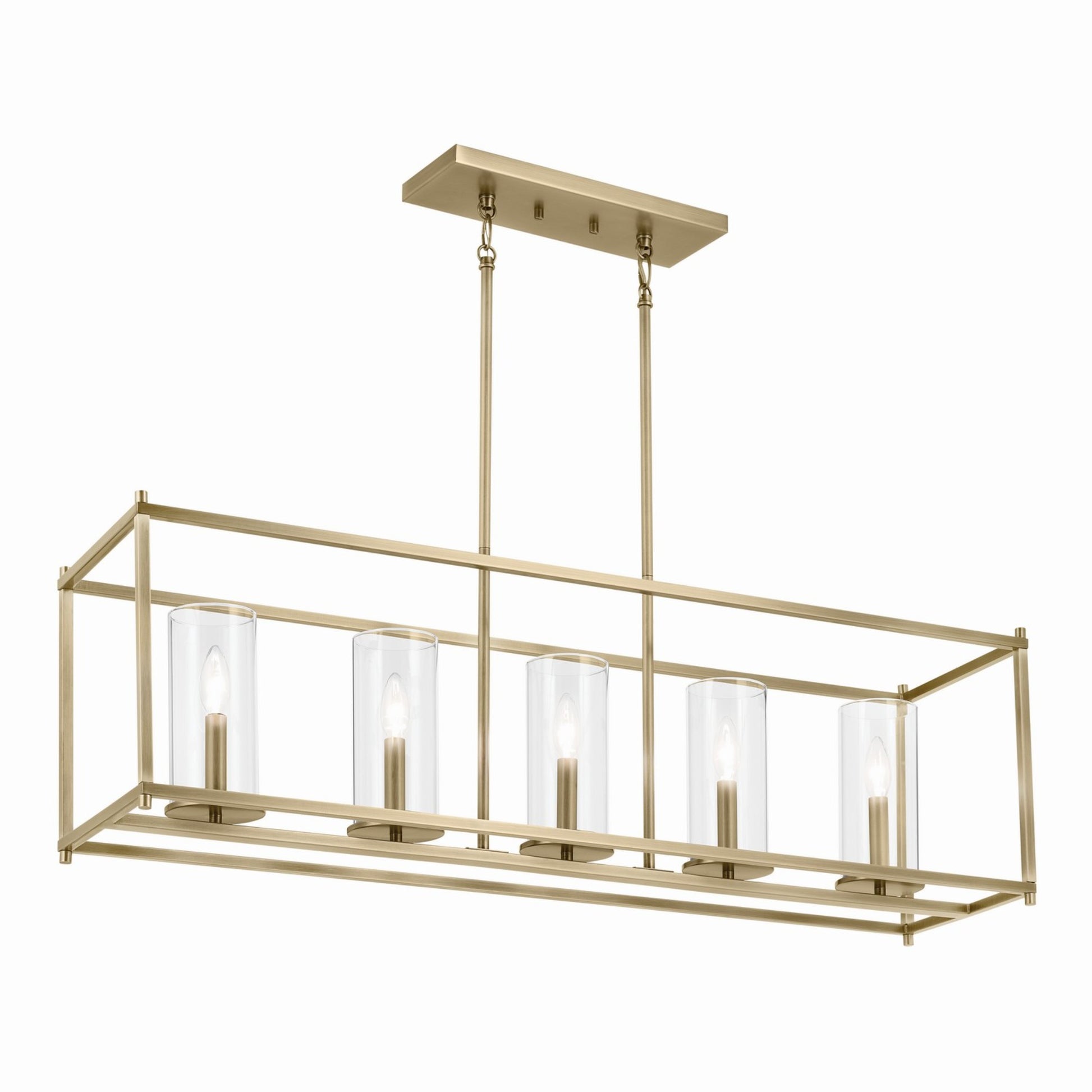 Crosby 42" 5-Light Linear Chandelier - Bees Lighting