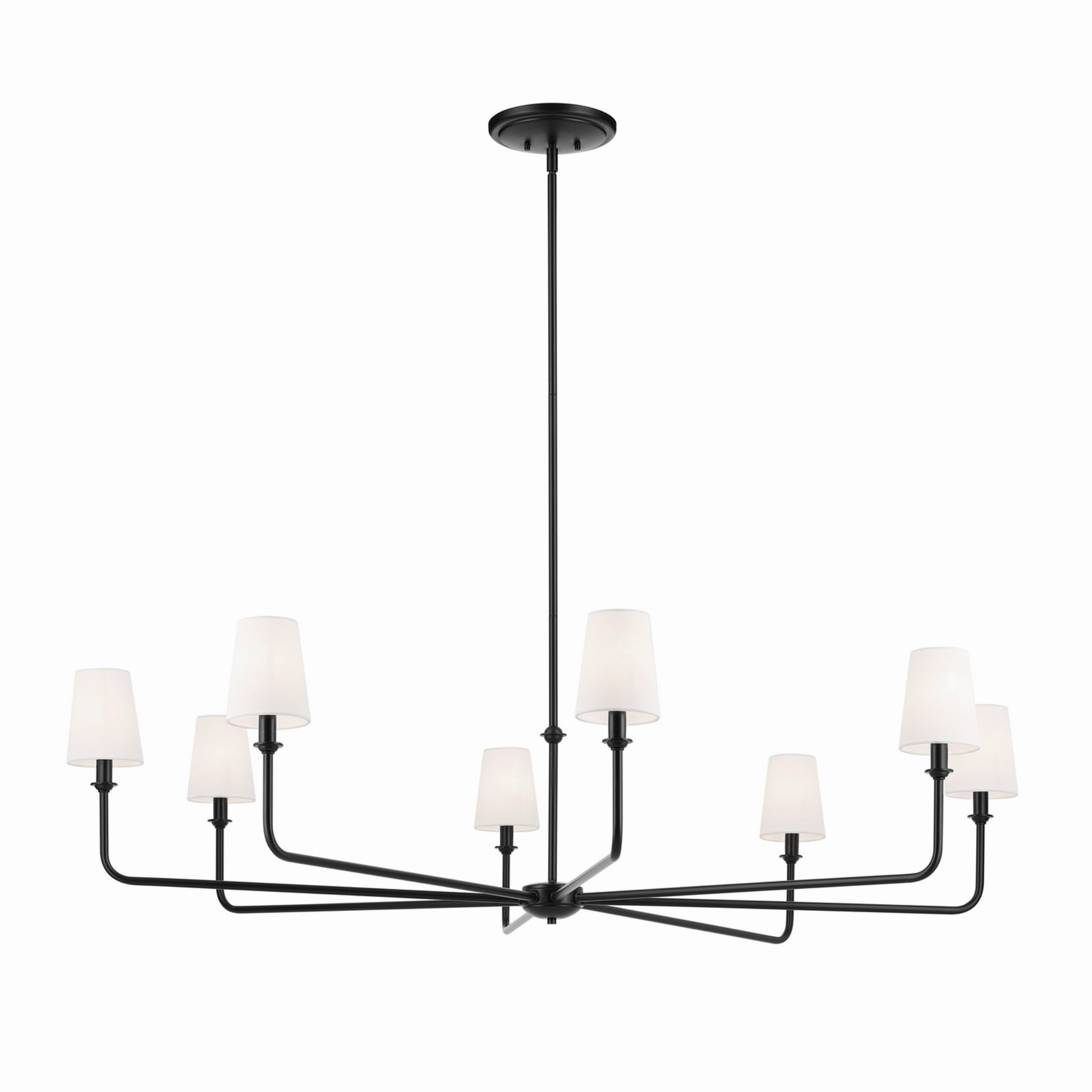 Pallas 52" Chandelier Linen Shade - Bees Lighting
