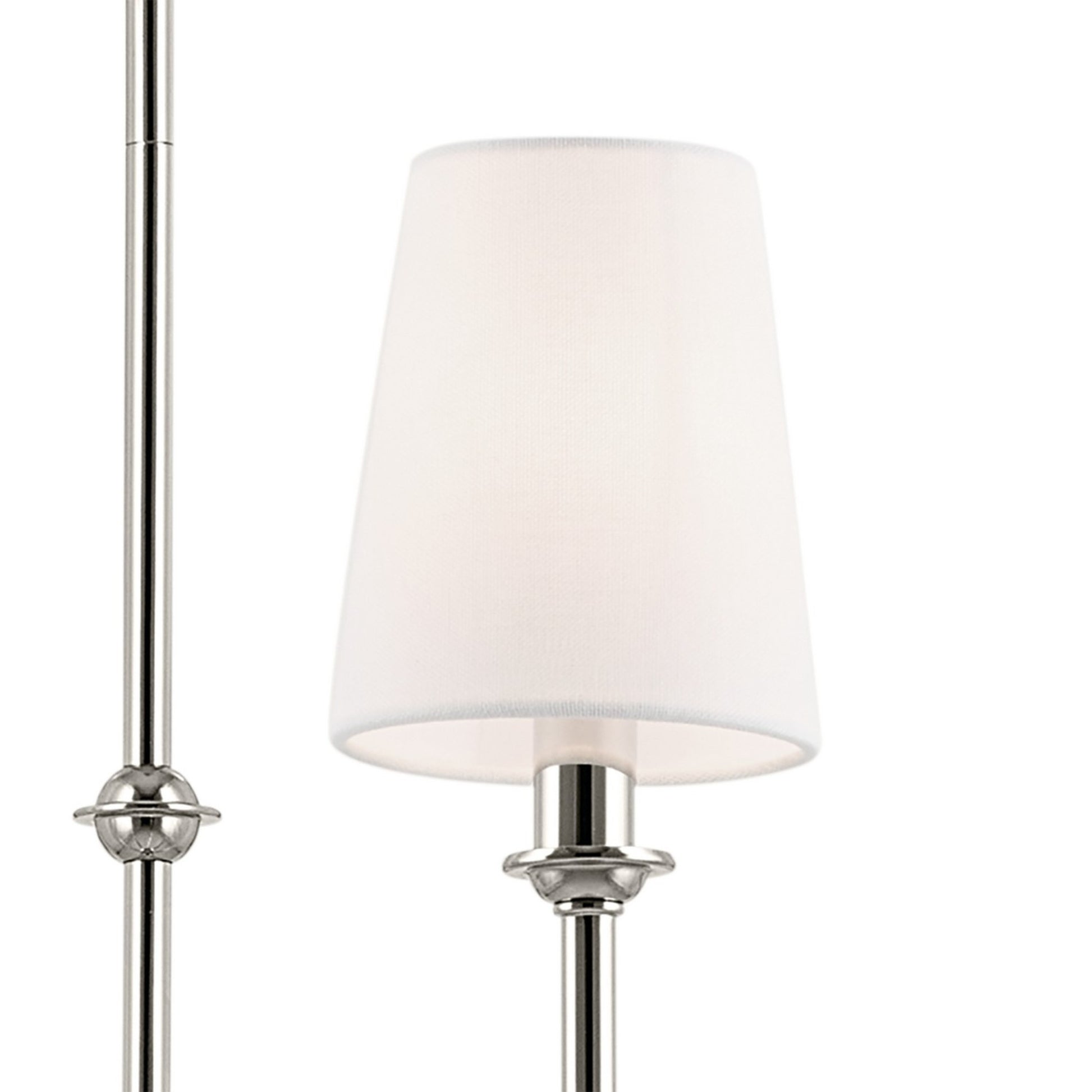 Pallas 52" 8-Light Chandelier, Polished Nickel Finish - Bees Lighting
