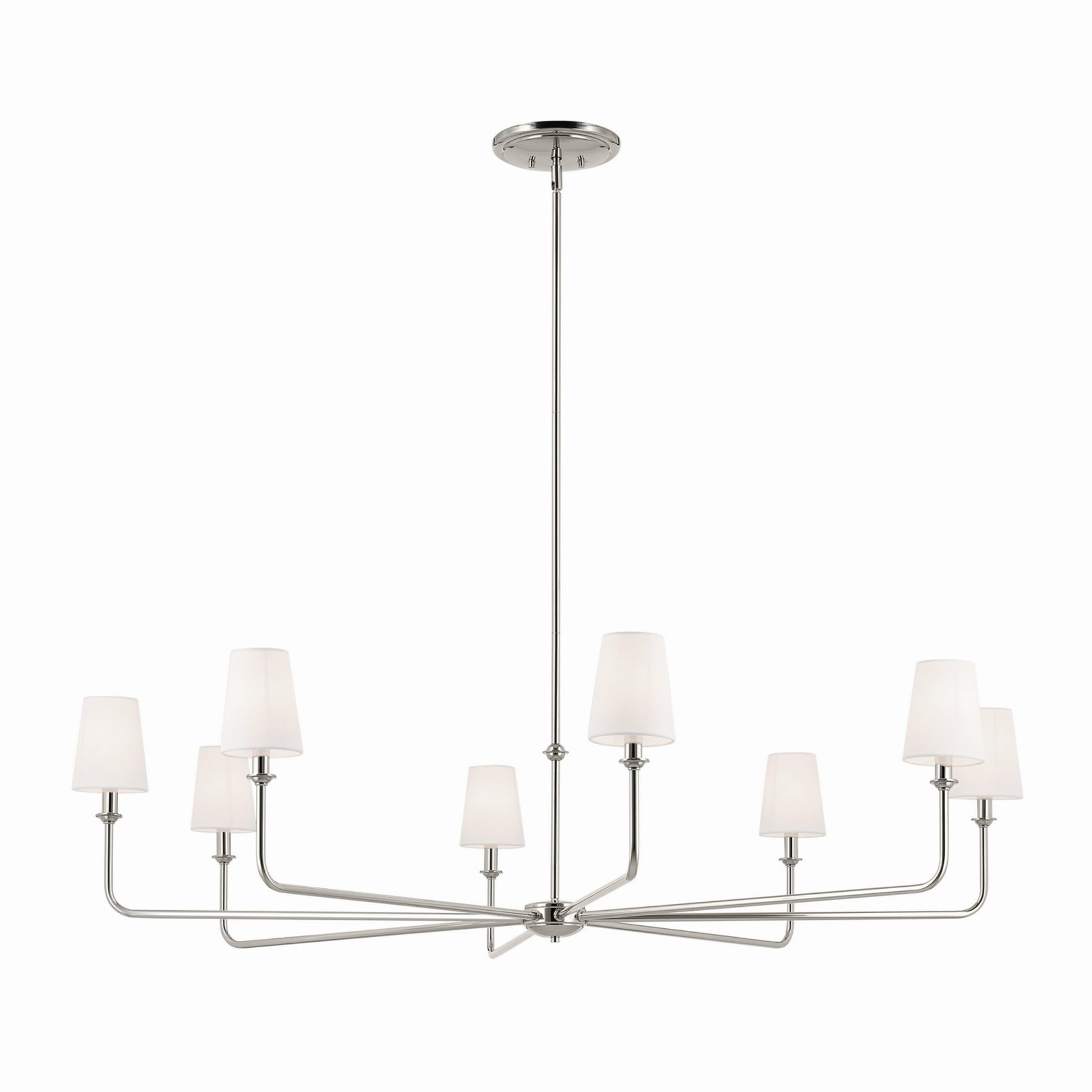 Pallas 52" Chandelier Linen Shade - Bees Lighting