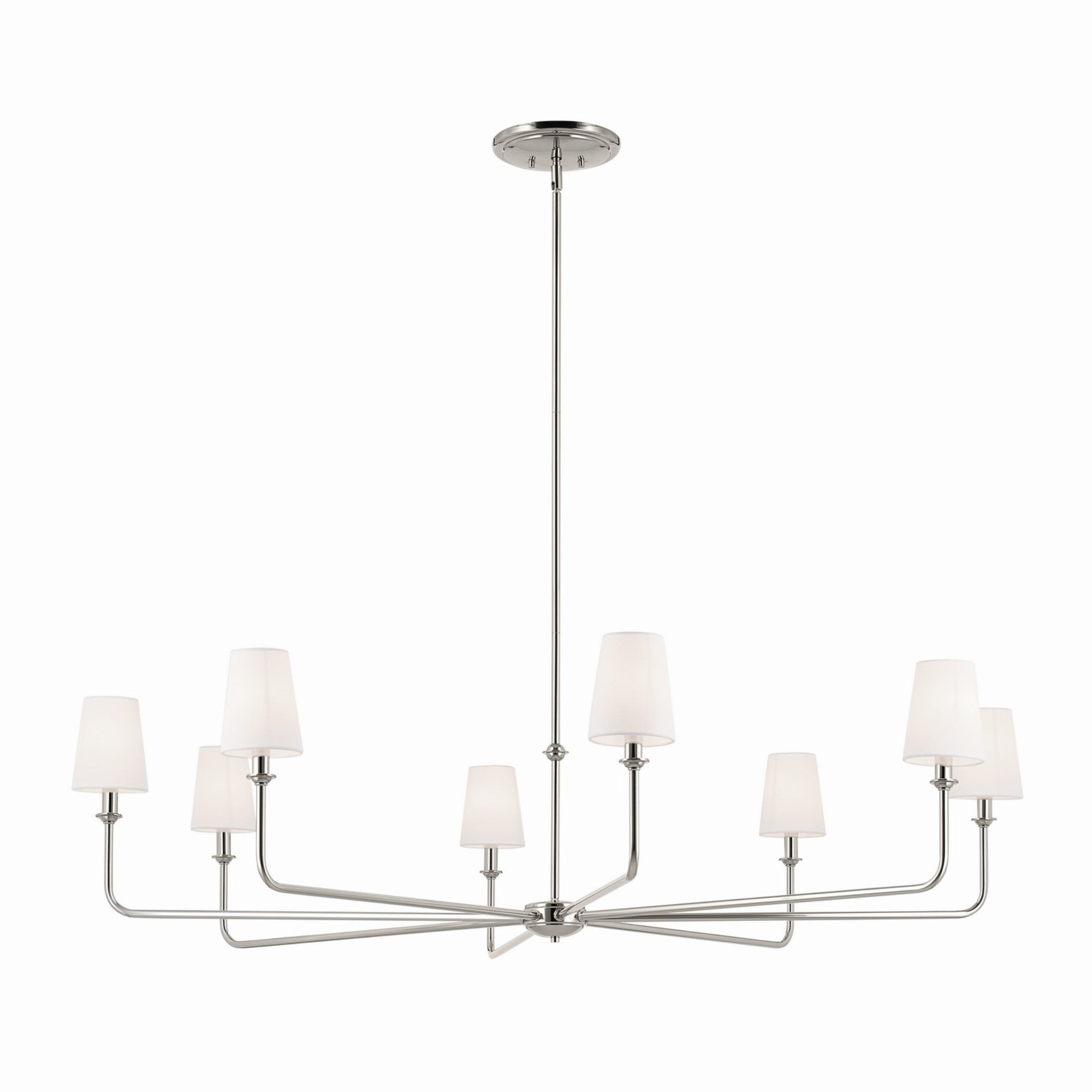 Pallas 52" Chandelier Linen Shade - Bees Lighting