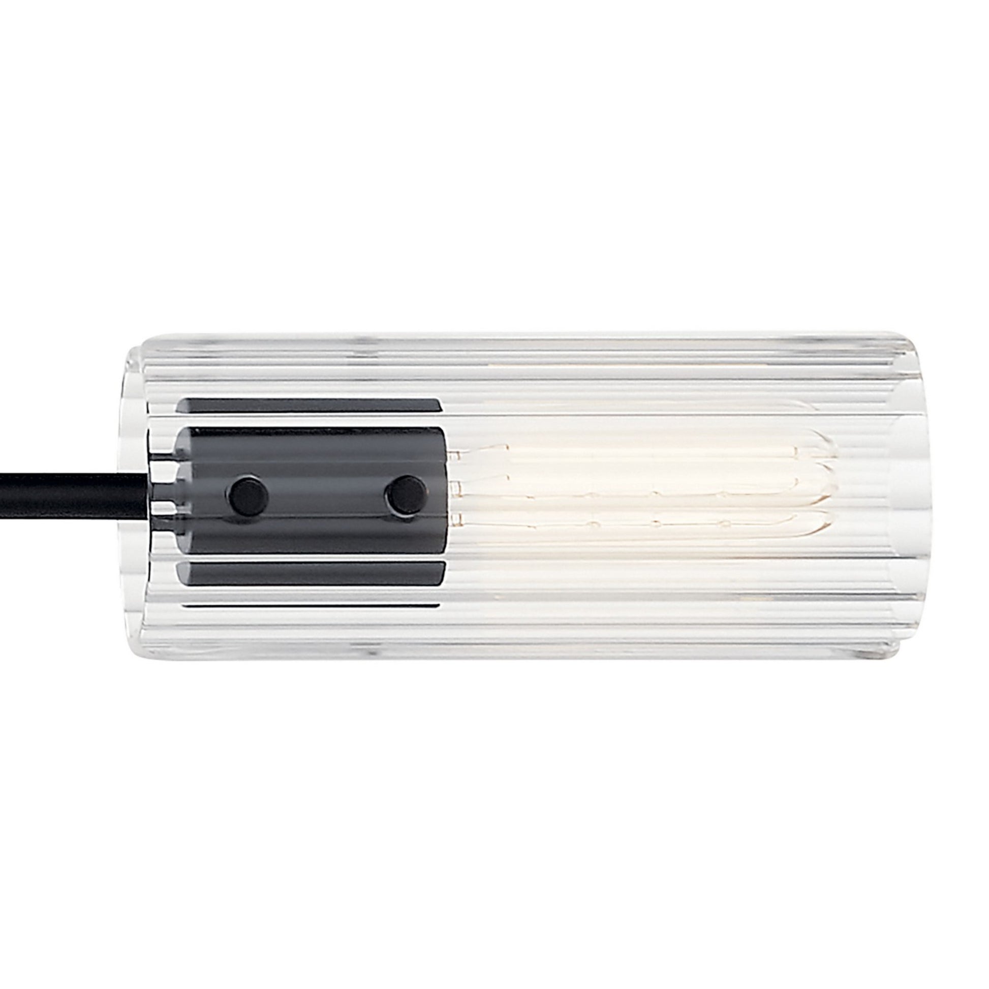 Velestino 48" 4-Light Linear Chandelier, Black Finish - Bees Lighting