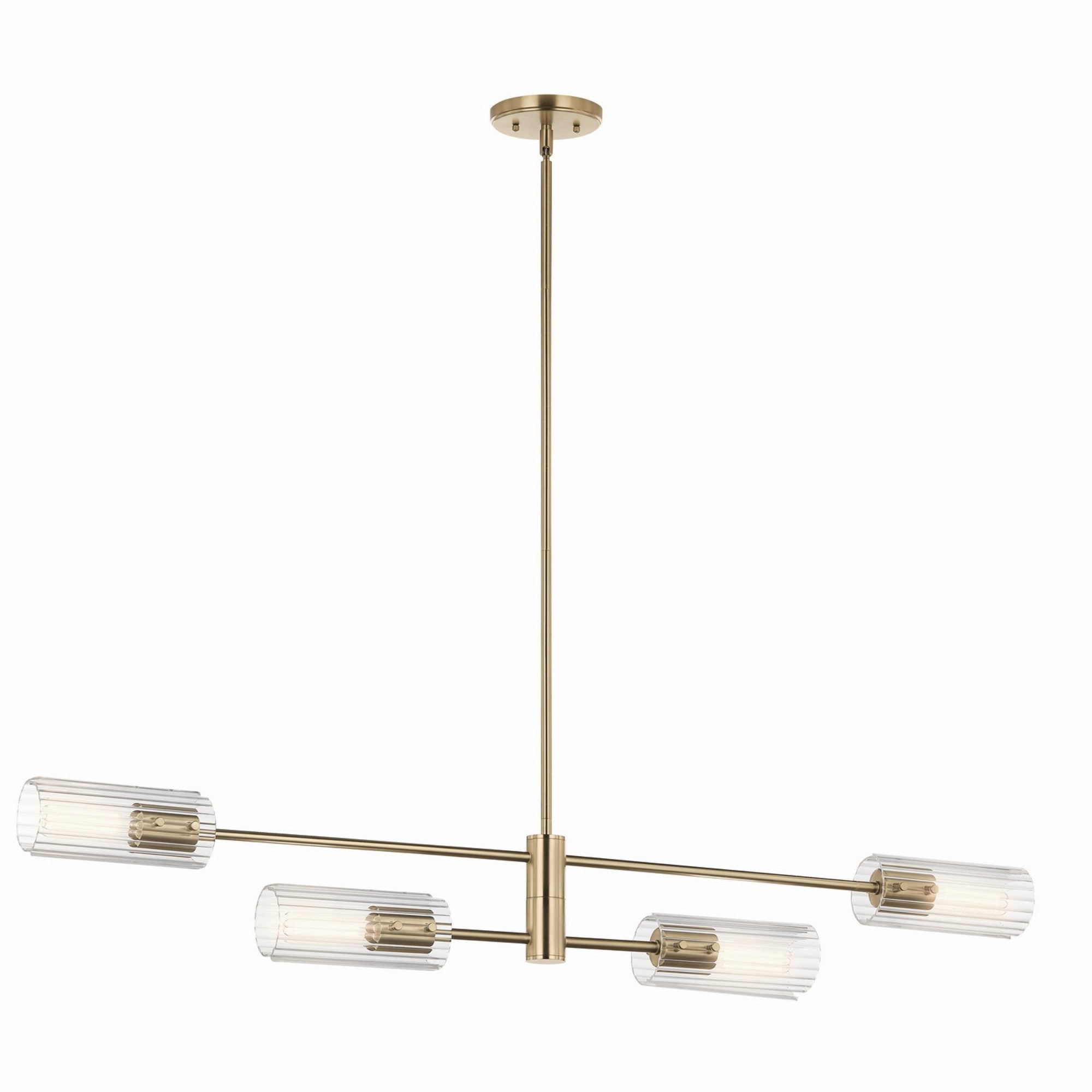 Velestino 47" 4-Light Linear Chandelier - Bees Lighting