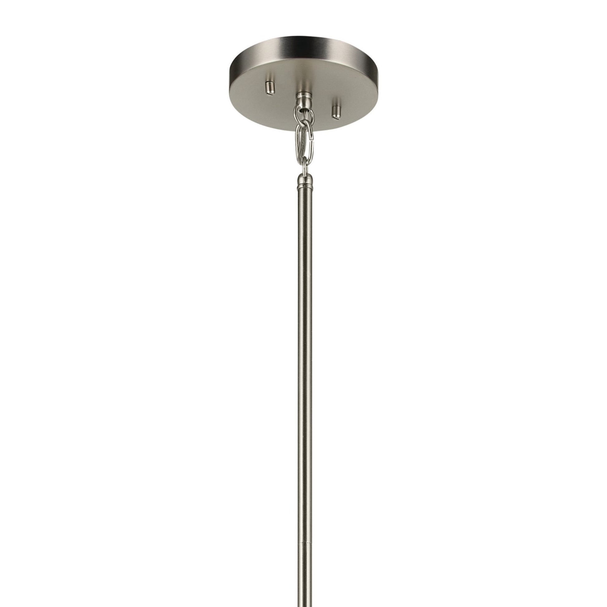 Madden 25" 4-Light Foyer Pendant, Brushed Nickel Finish - Bees Lighting