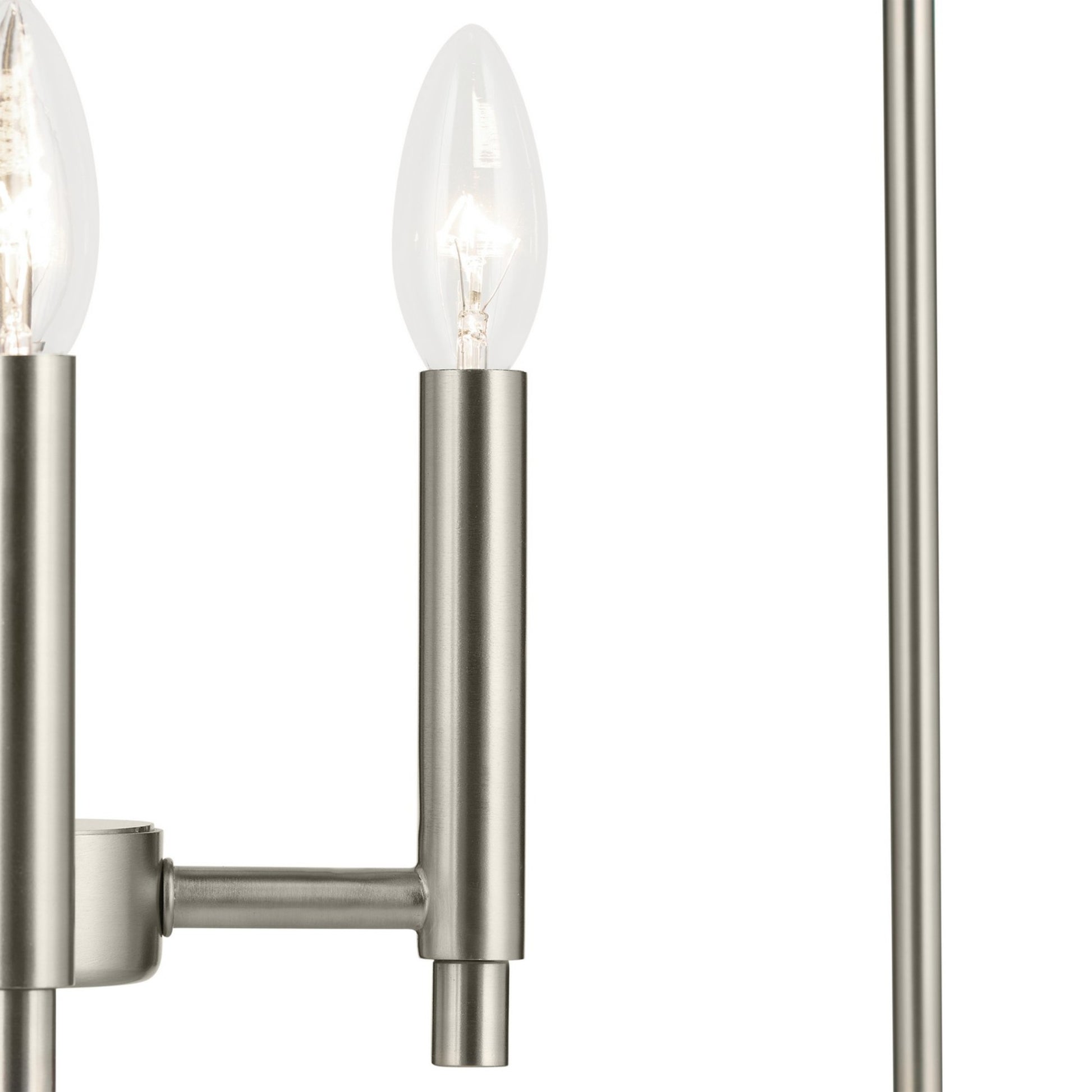 Madden 25" 4-Light Foyer Pendant, Brushed Nickel Finish - Bees Lighting