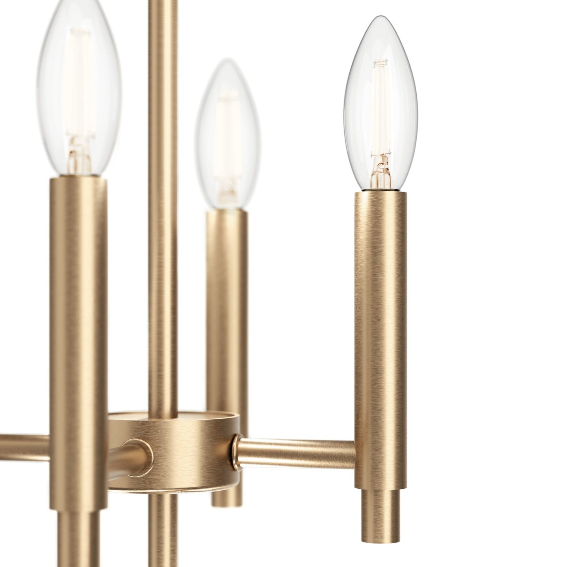 Madden 36" 8-Light Foyer Pendant, Champagne Bronze Finish - Bees Lighting