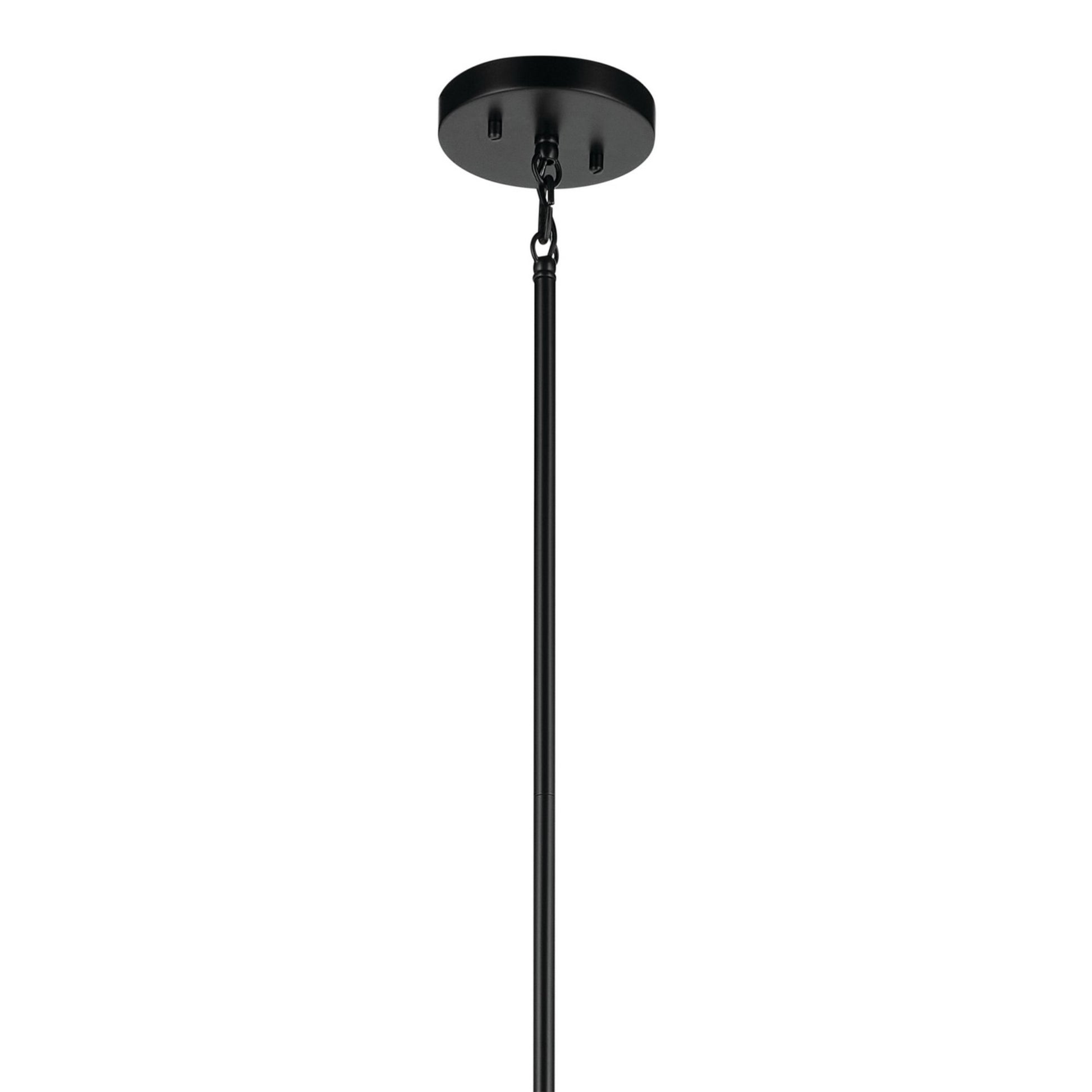 Madden 43" 8-Light Foyer Pendant, Black Finish - Bees Lighting