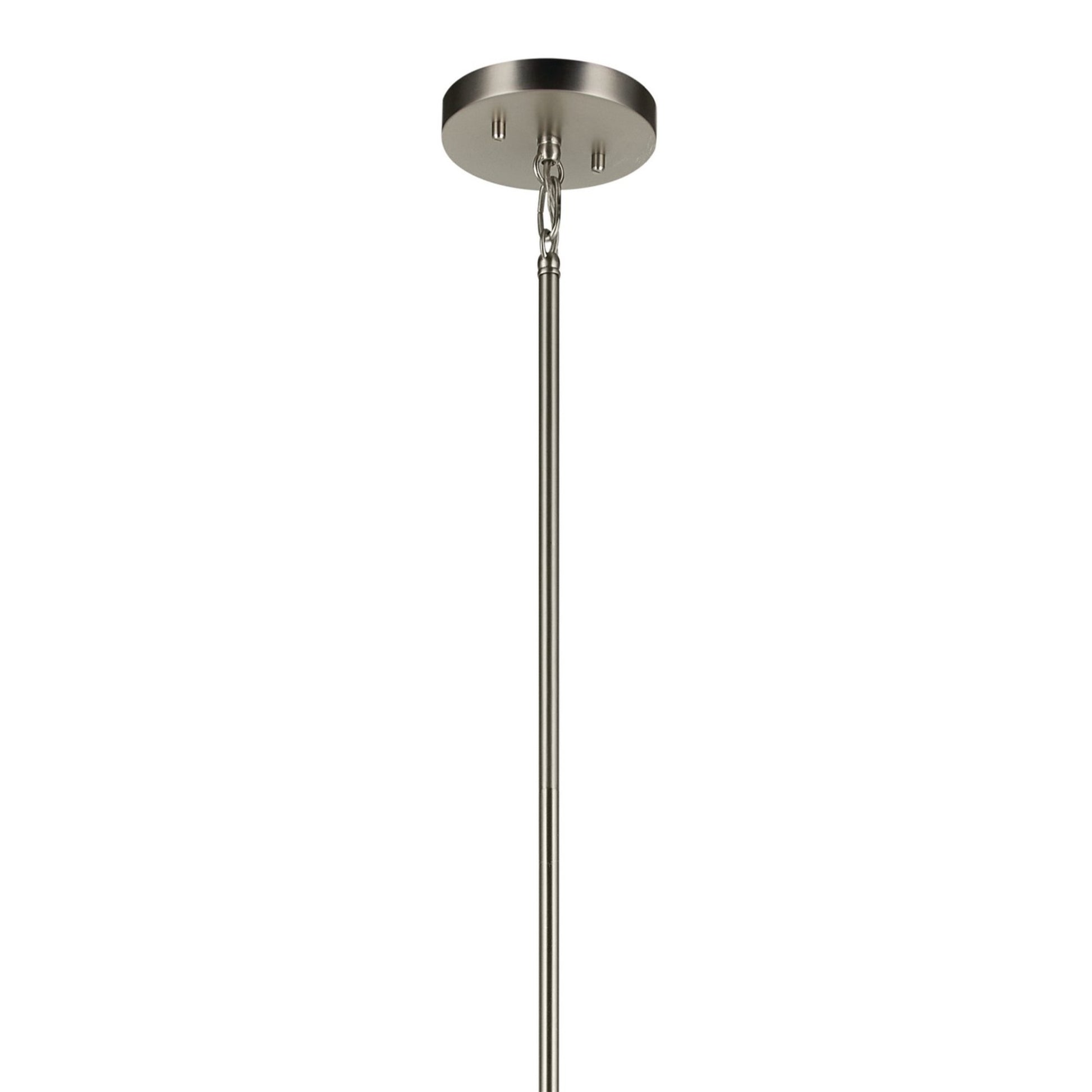 Madden 43" 8-Light Foyer Pendant, Brushed Nickel Finish - Bees Lighting