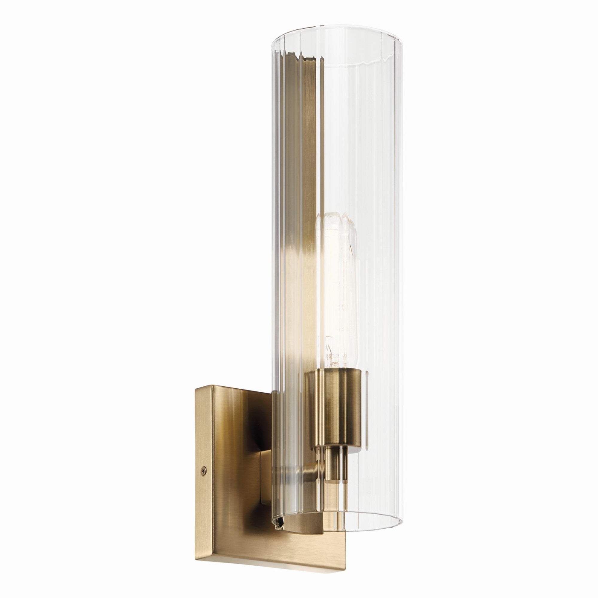 Jemsa 12" Wall Sconce, Champagne Bronze Finish - Bees Lighting