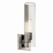 Jemsa 12" Wall Sconce, Brushed Nickel Finish - Bees Lighting