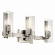 Jemsa 23" 3-Light Vanity Light, Brushed Nickel Finish - Bees Lighting
