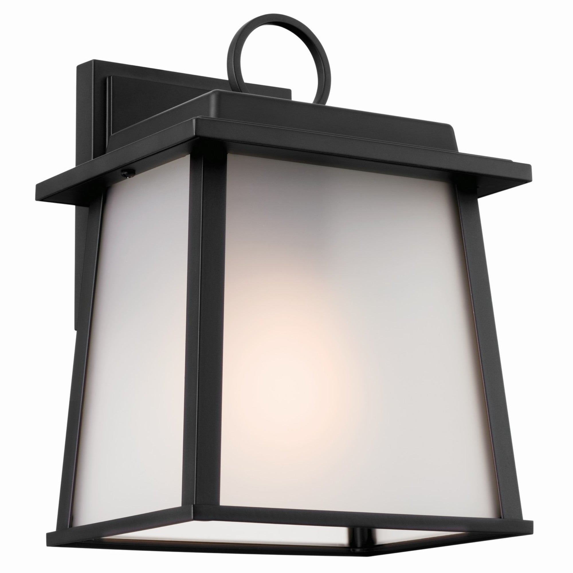 Noward 10" Outdoor Wall Light, Black Finish - Bees Lighting
