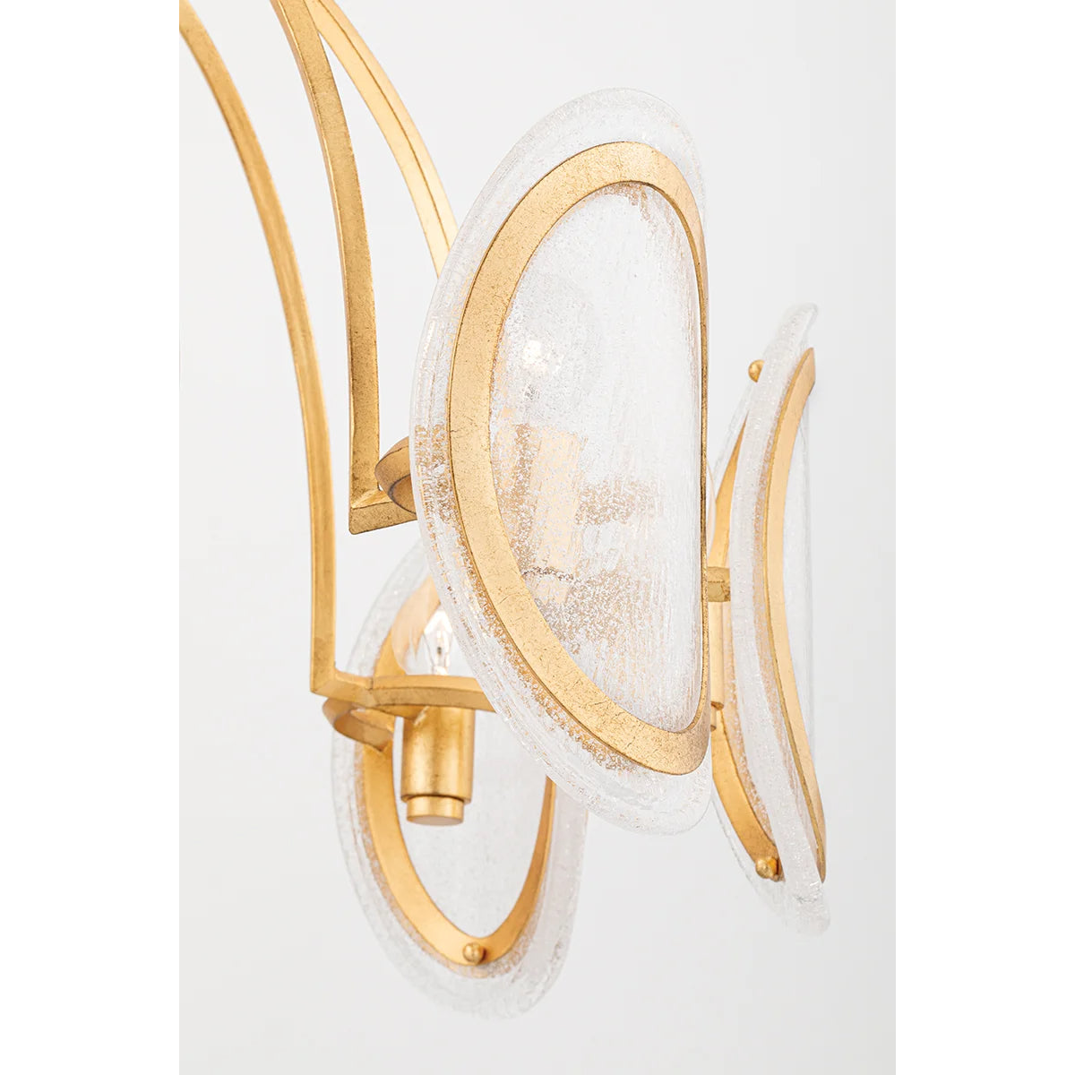 Danes 26" 8 Lights Chandelier Gold Finish