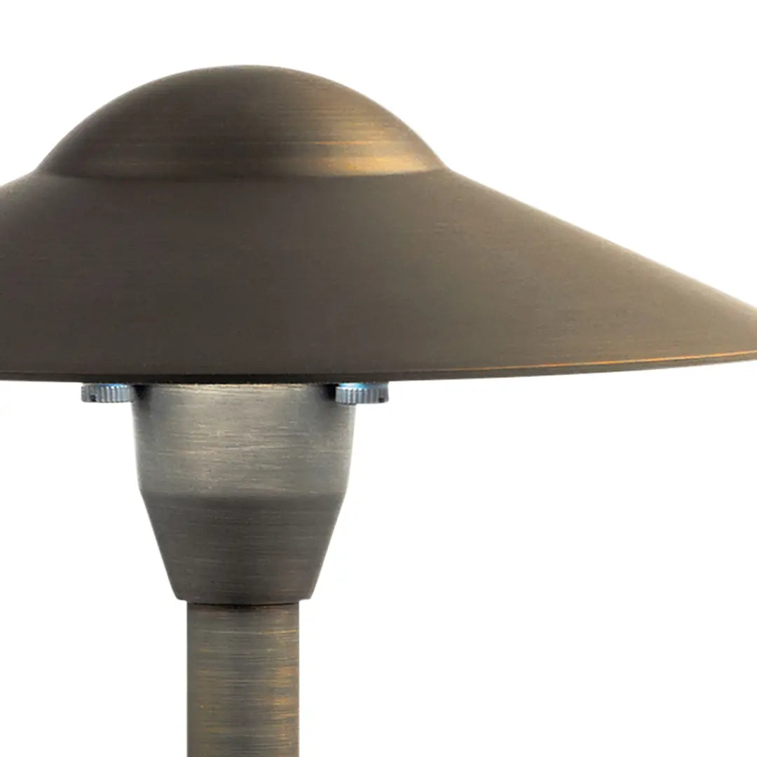 8" Dome Path Light, Centennial Brass - Bees Lighting