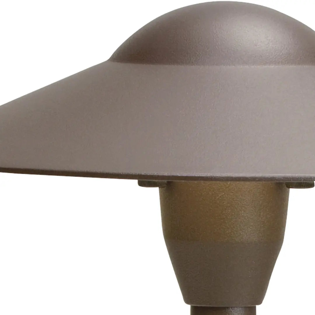 8" Dome Path Light, Textured Architectural Bronze - Bees Lighting