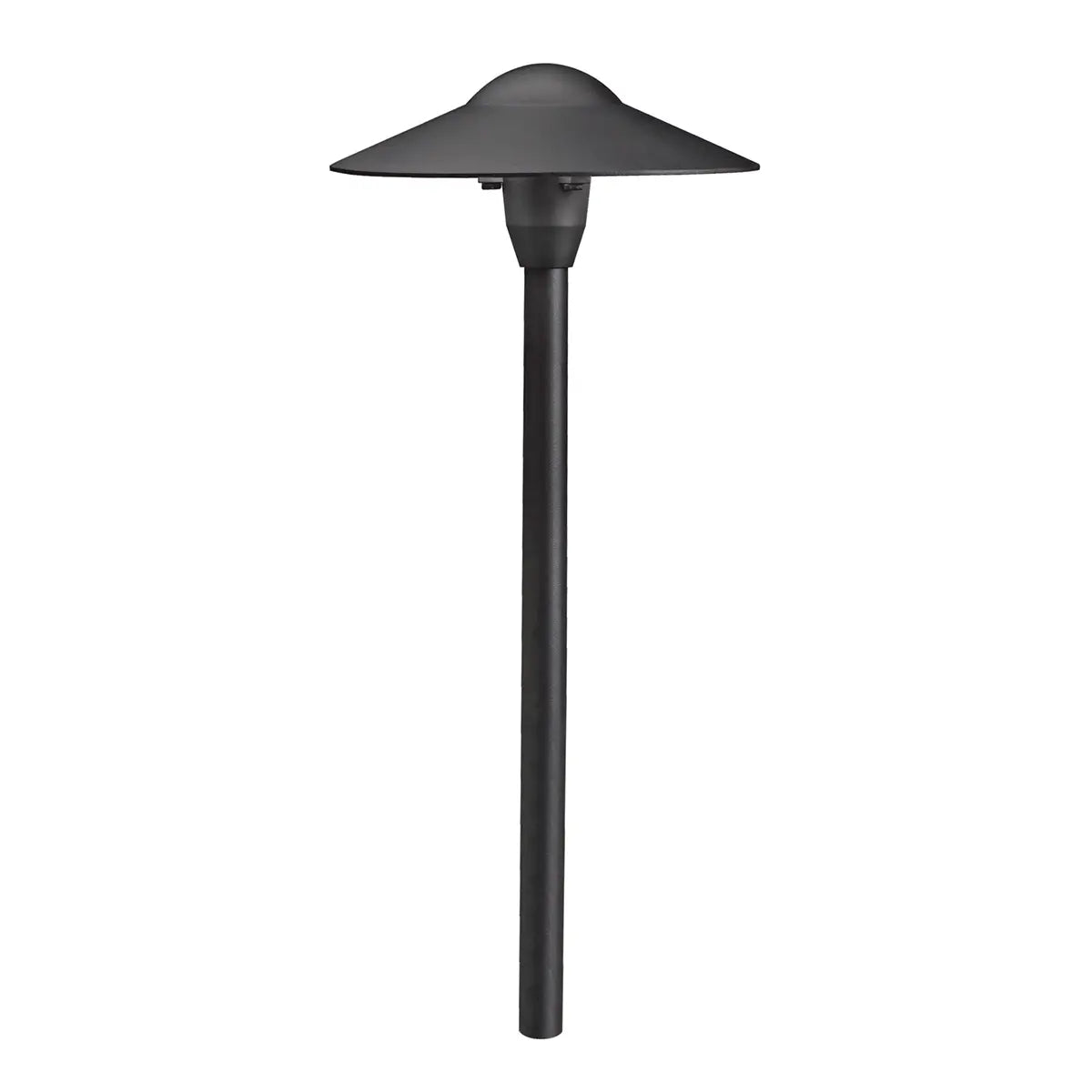 8" Dome Path Light, Textured Black - Bees Lighting