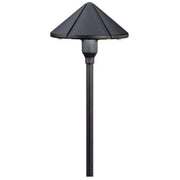 Kichler Six Groove 22.75" Center Mount Path Light in Textured Black