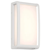 Montana 9" LED Outdoor Wall Sconce, White Finish - Bees Lighting