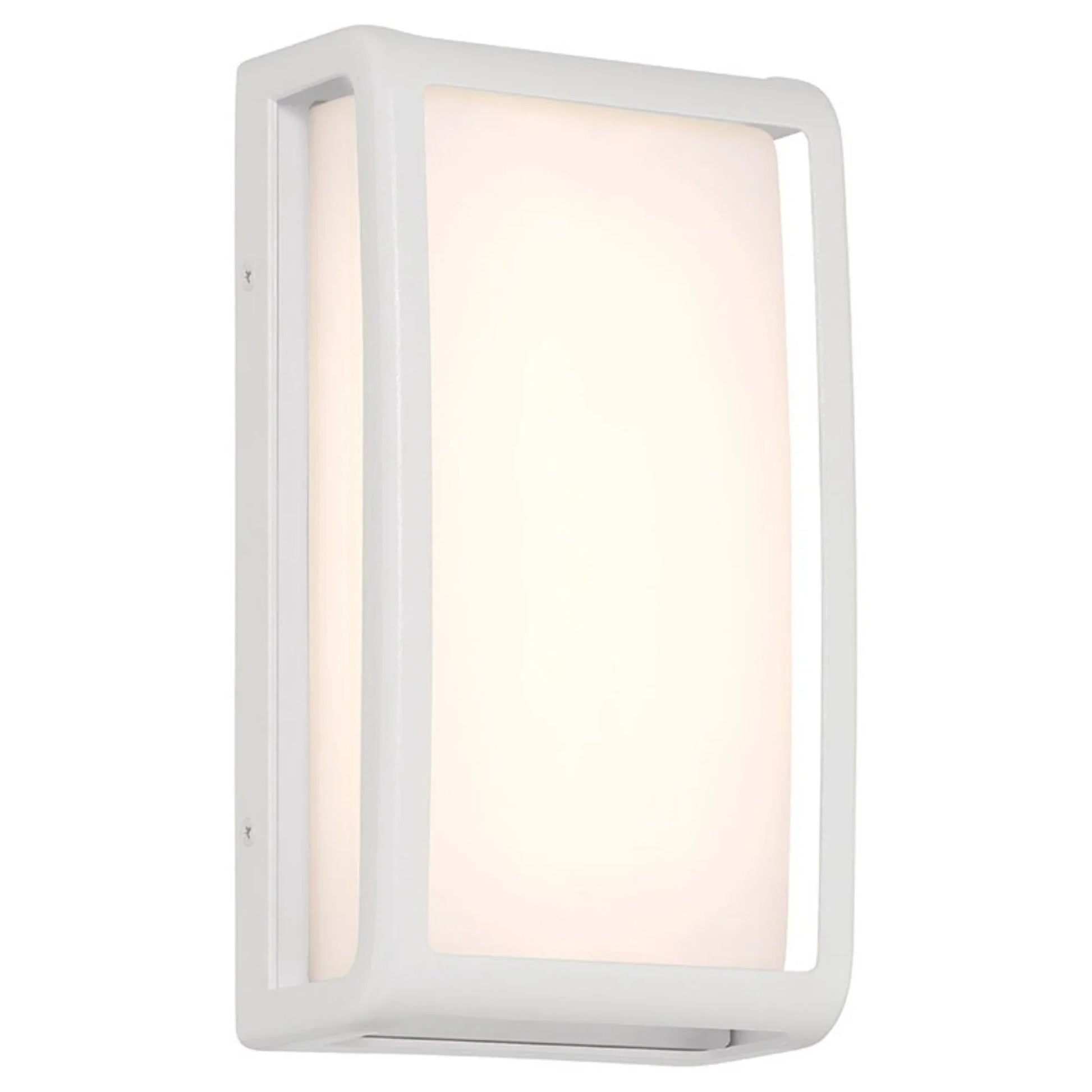 Montana 9" LED Outdoor Wall Sconce, White Finish - Bees Lighting