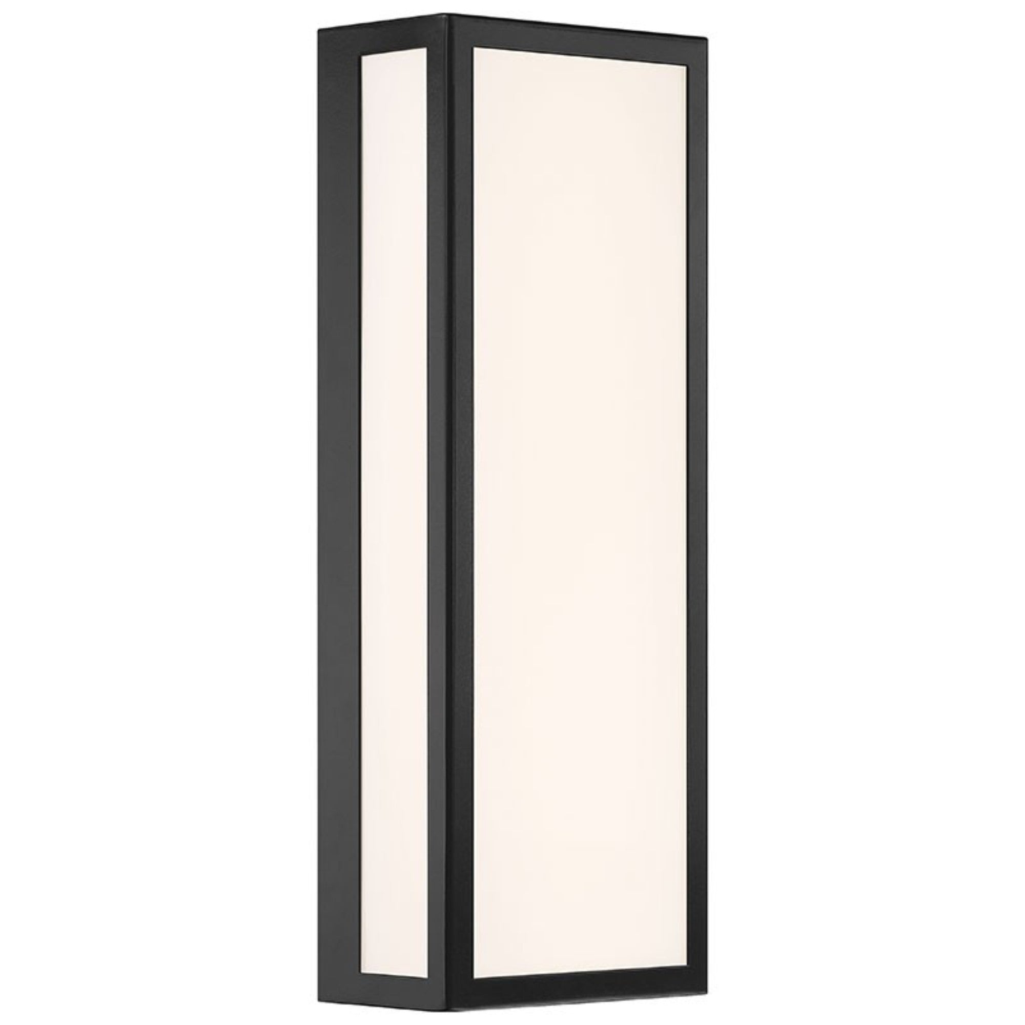 GEO Dual Voltage 18" LED Outdoor Wall Sconce, Black Finish - Bees Lighting