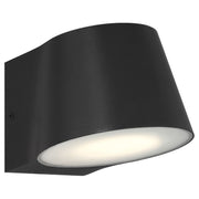 Ry 7" LED Outdoor Wall Sconce, Black Finish - Bees Lighting