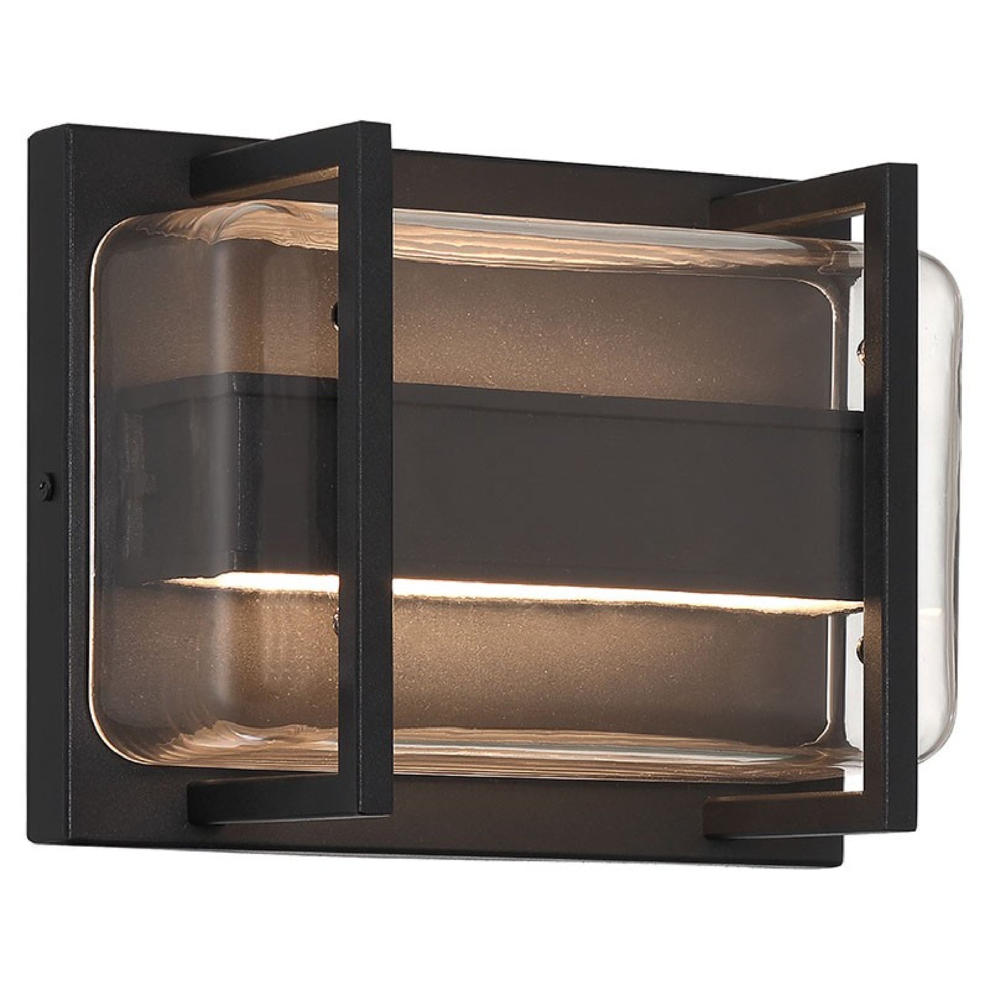 Dillon 9" LED Outdoor Wall Sconce, Black Finish - Bees Lighting