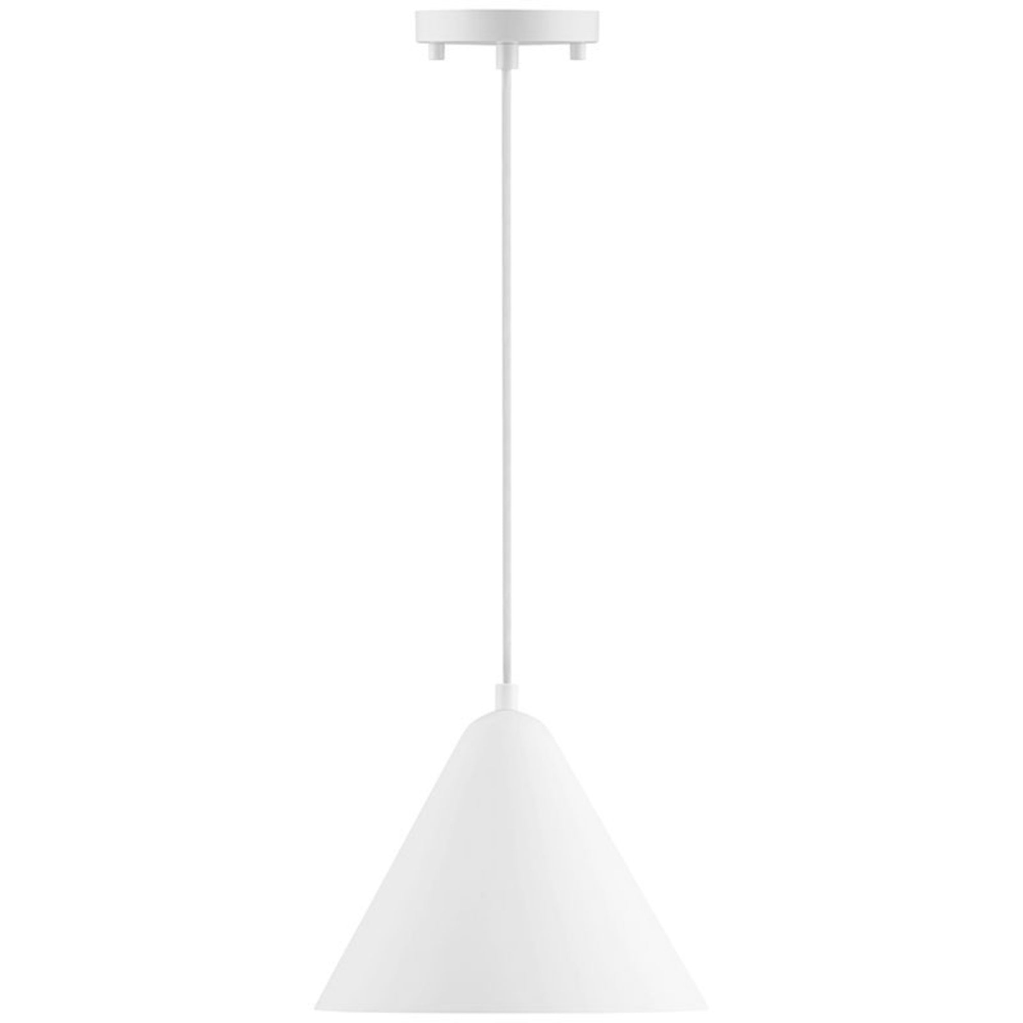 Ford 10" LED Pendant, Matte White Finish - Bees Lighting