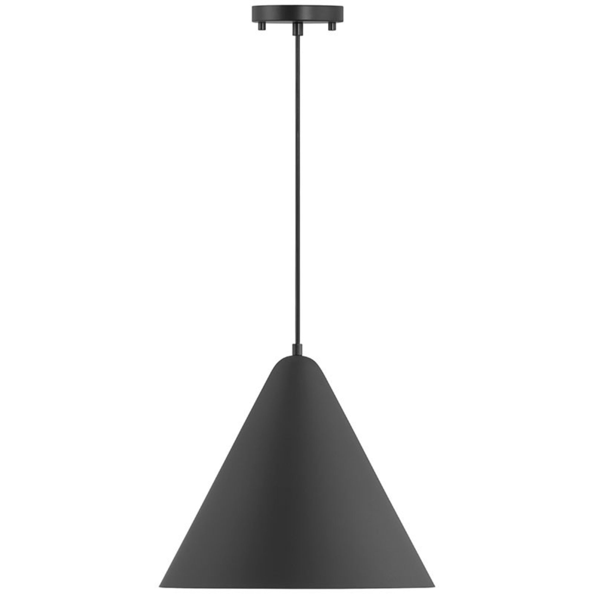 Ford 14" LED Pendant, Matte Black Finish