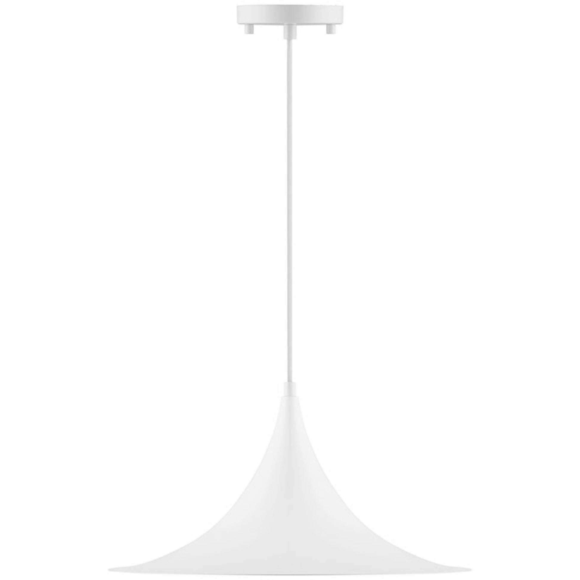 Costa 16" LED Pendant, Matte White Finish - Bees Lighting