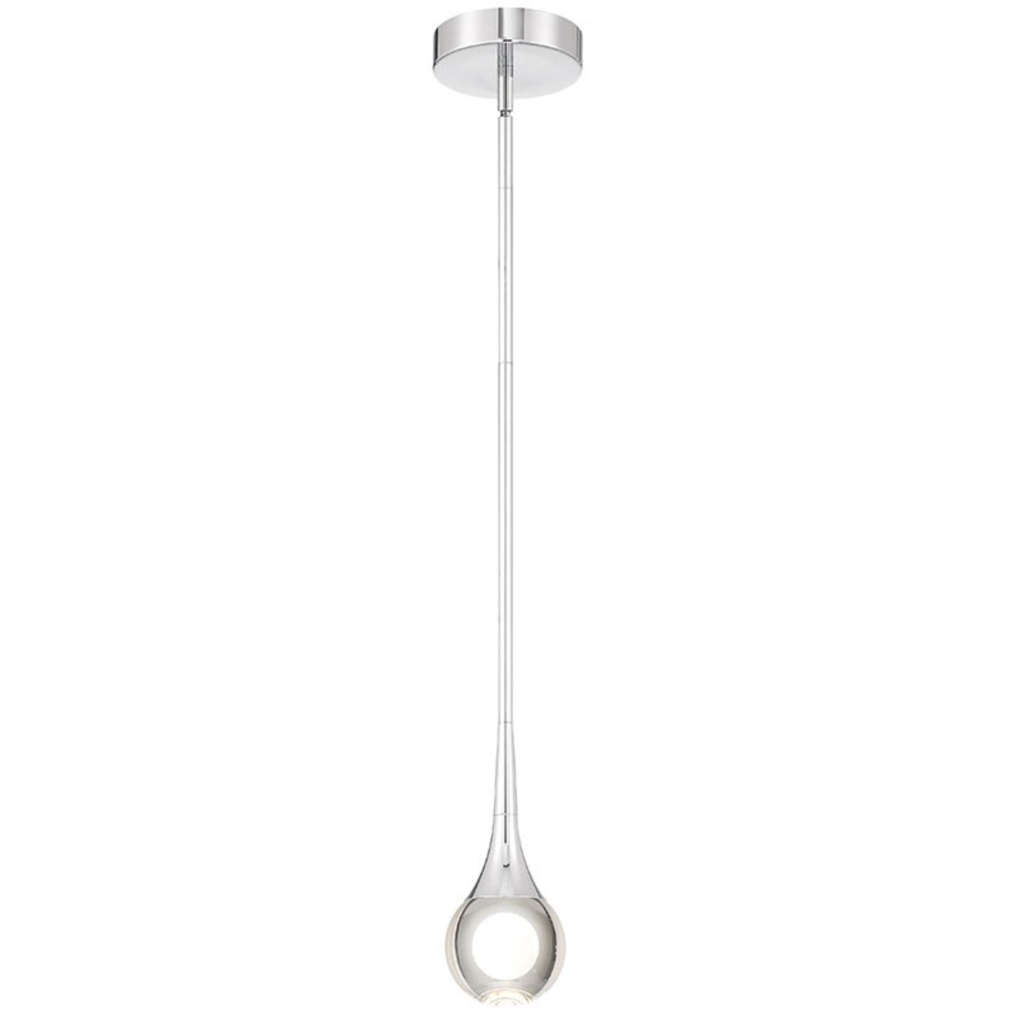 Georgia 9" LED Pendant, Chrome Finish - Bees Lighting