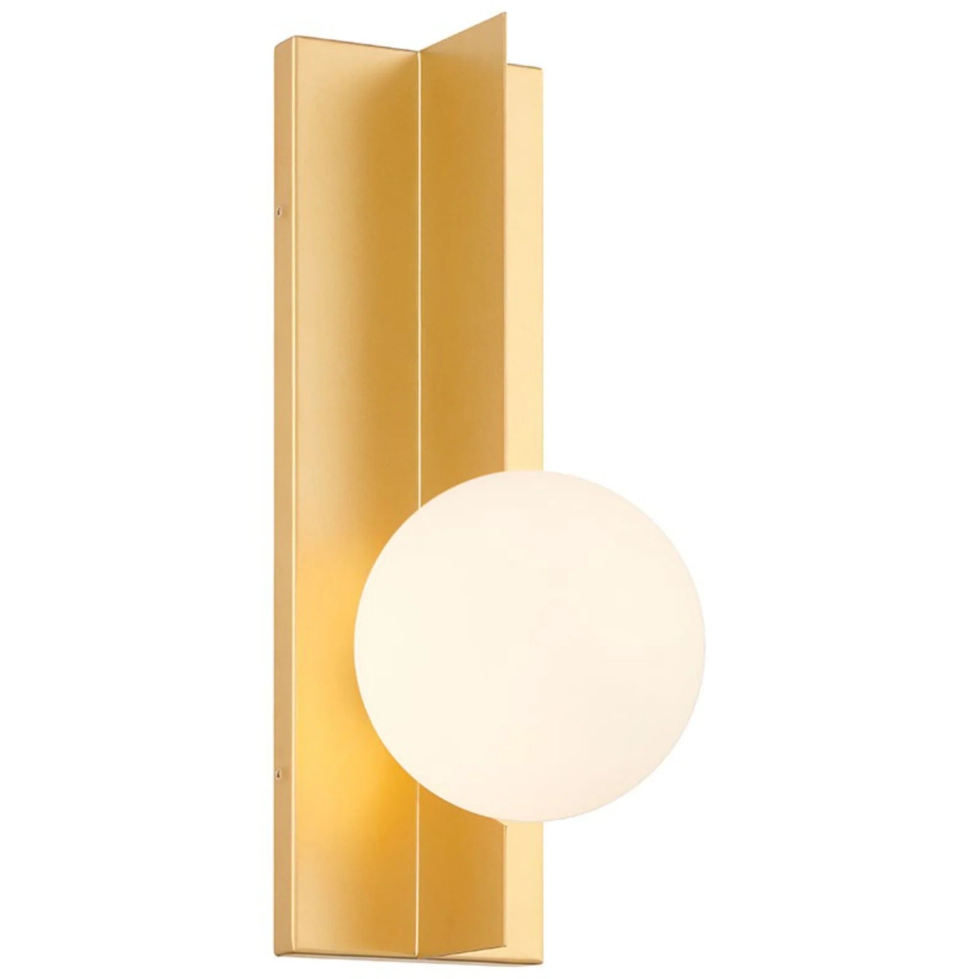 Euro 16" LED Wall Sconce, Gold Finish - Bees Lighting