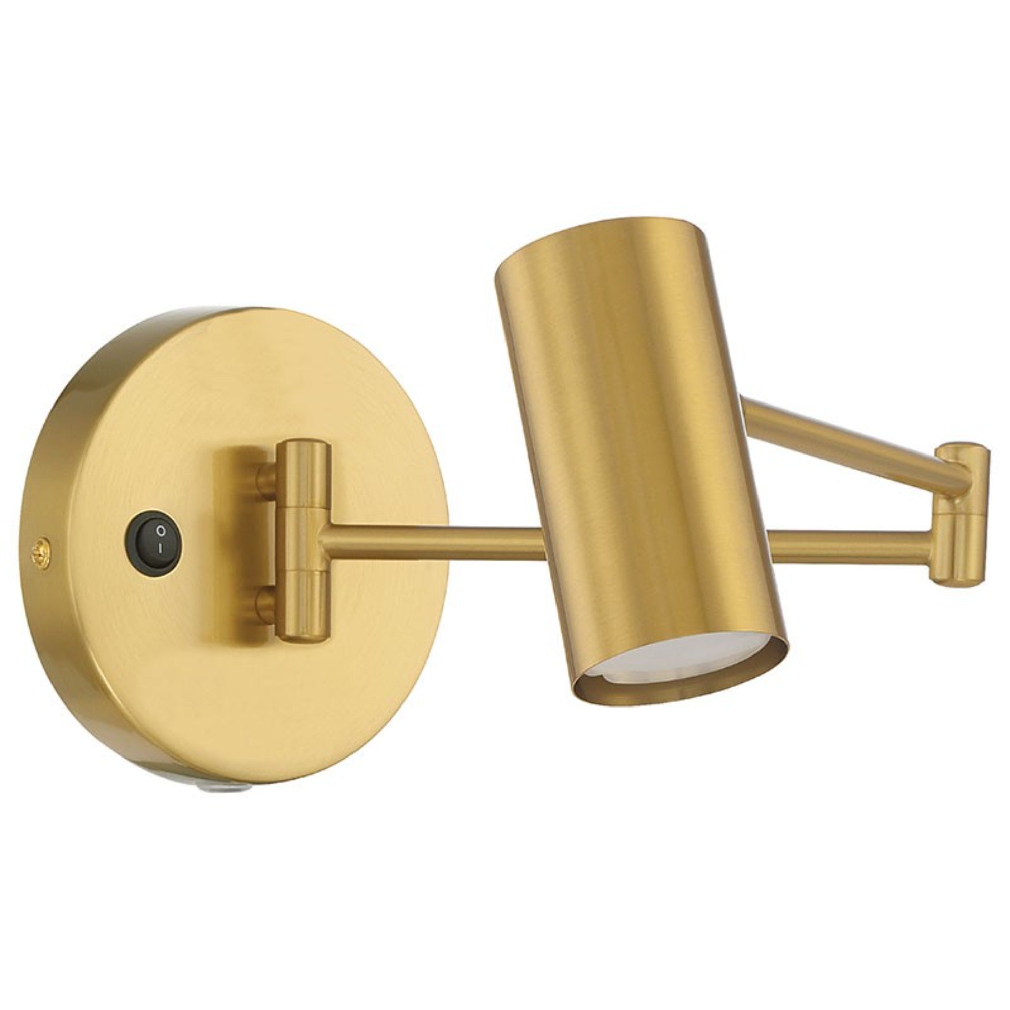 Austin 13" LED Reading Light, Antique Brushed Brass Finish - Bees Lighting