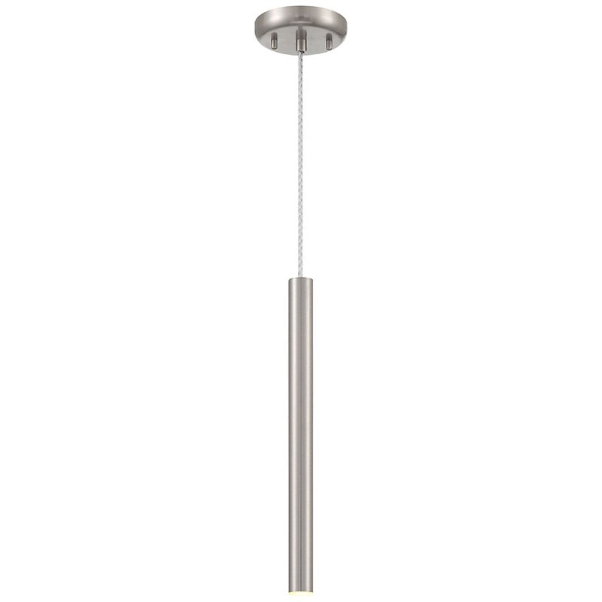 Pipeline 16" LED Pendant, Brushed Steel Finish - Bees Lighting