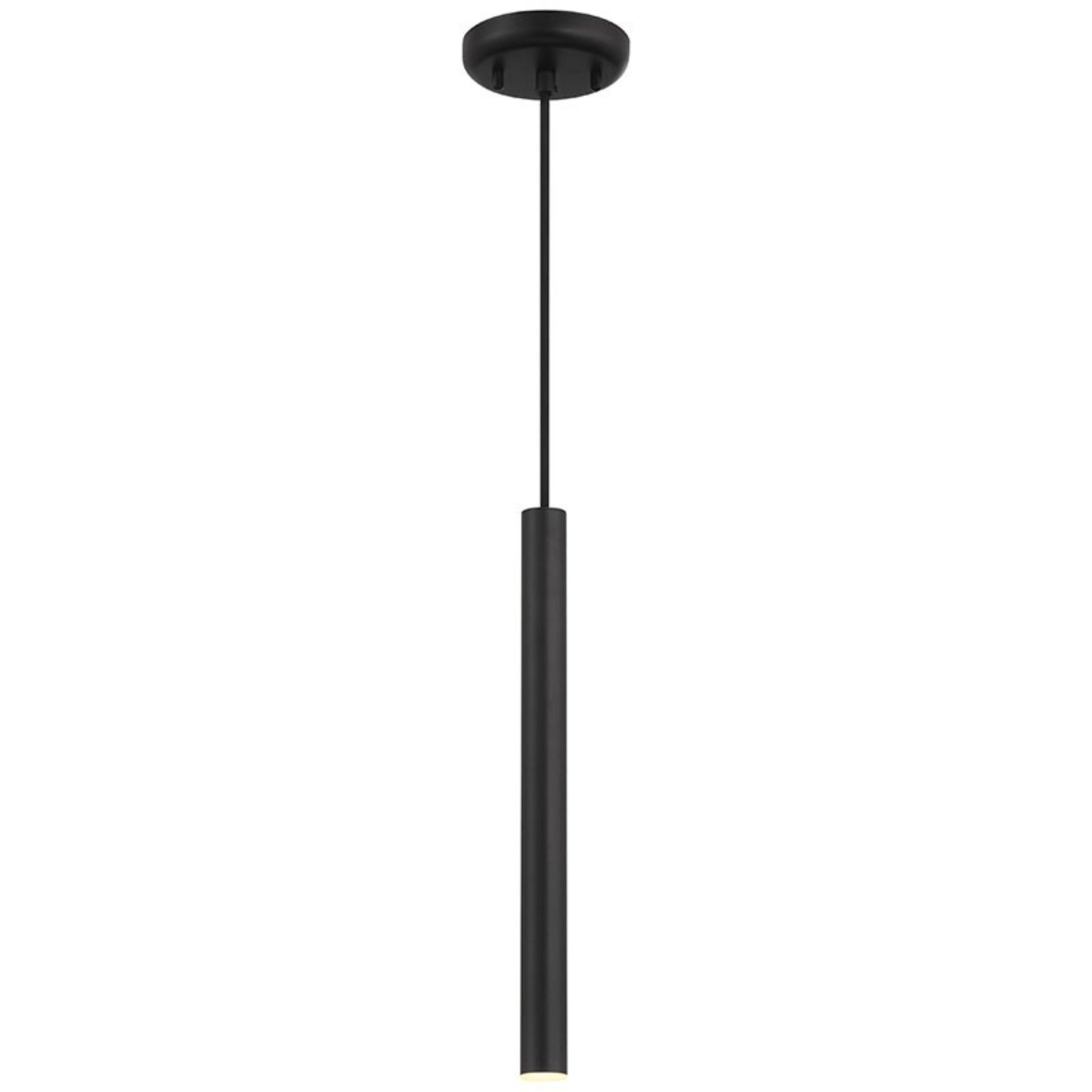 Pipeline 16" LED Pendant, Matte Black Finish - Bees Lighting
