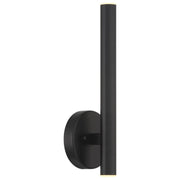 Pipeline 14" LED Wall Sconce, Matte Black Finish - Bees Lighting