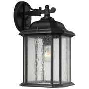 Kent 16" Outdoor Wall Lantern, Oxford Bronze Finish with Clear Seeded Glass - Bees Lighting