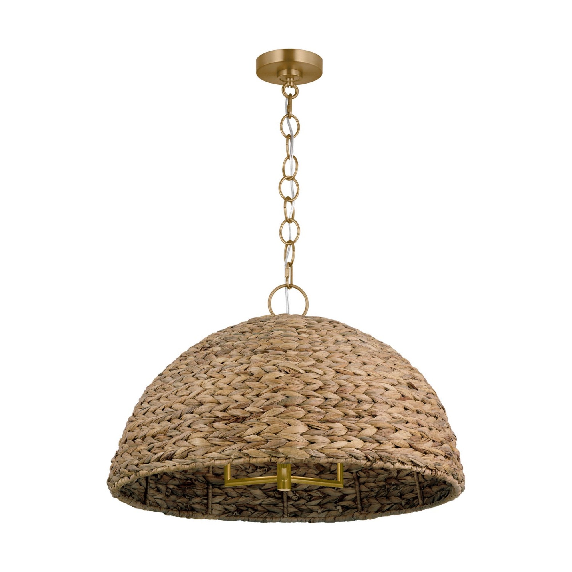 Cay 24" Large Pendant, Burnished Brass Finish - Bees Lighting