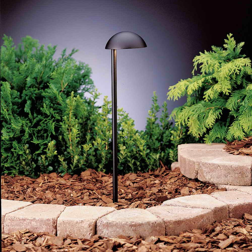 12V Eclipse Side Mount Landscape Path Light Textured Black - Bees Lighting